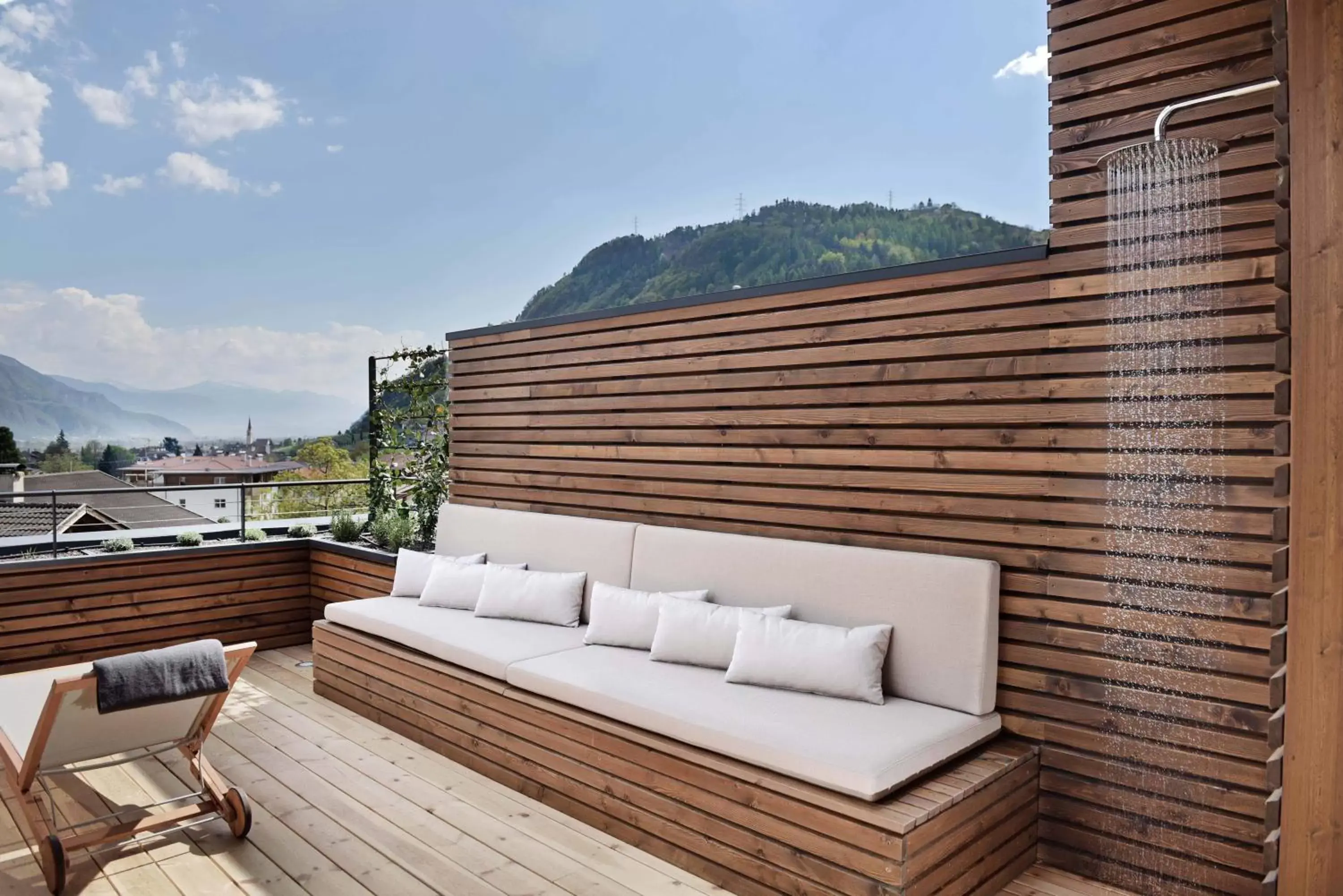 Natural landscape, Balcony/Terrace in Hotel Schwarzschmied