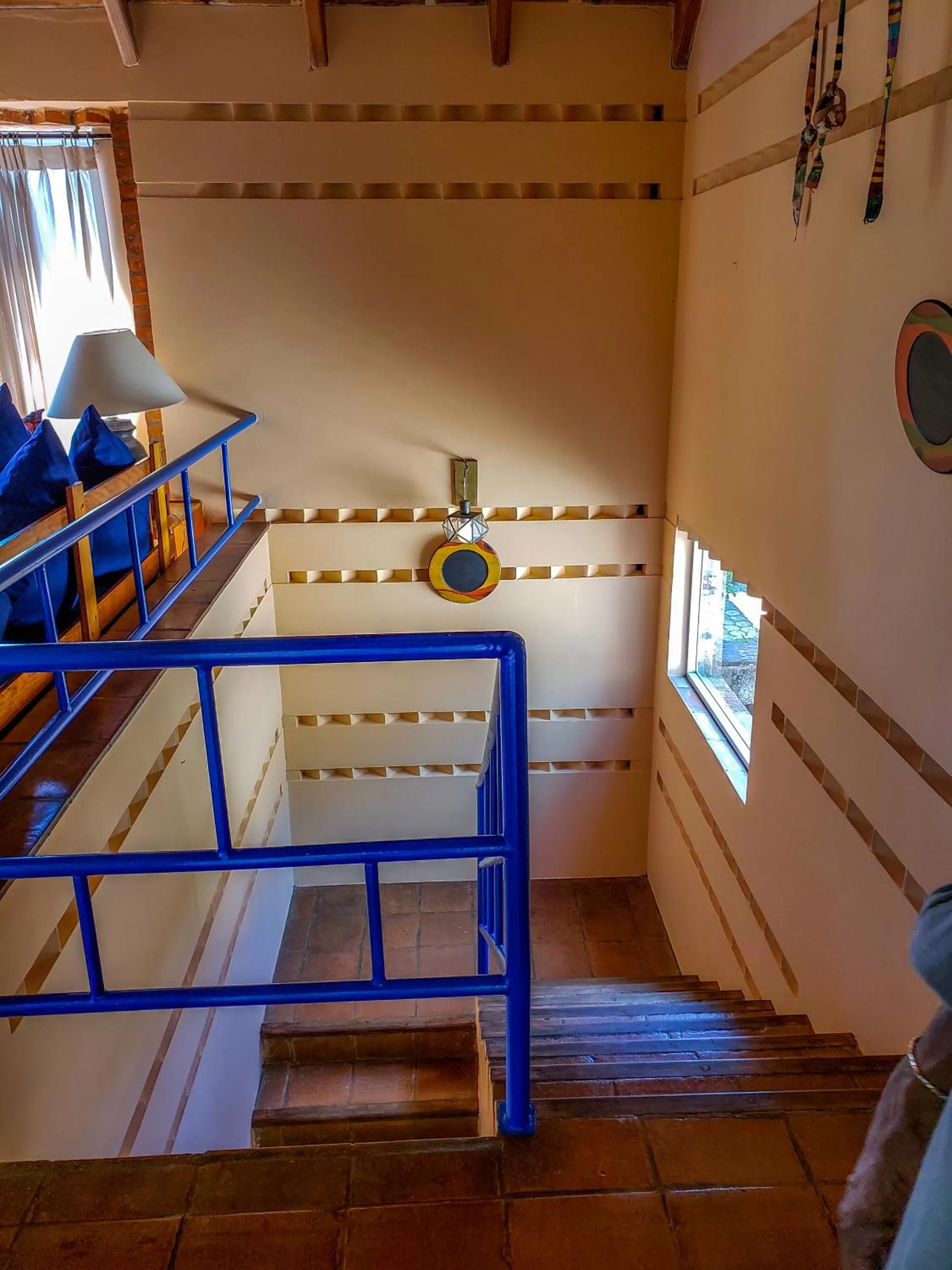 Living room, Bed in Hotel San Buenaventura de Atitlán