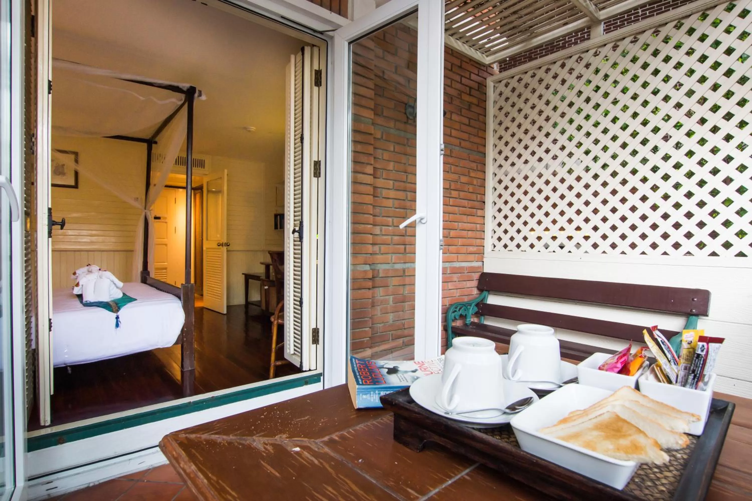 Balcony/Terrace, Bed in Buddy Lodge, Khaosan Road
