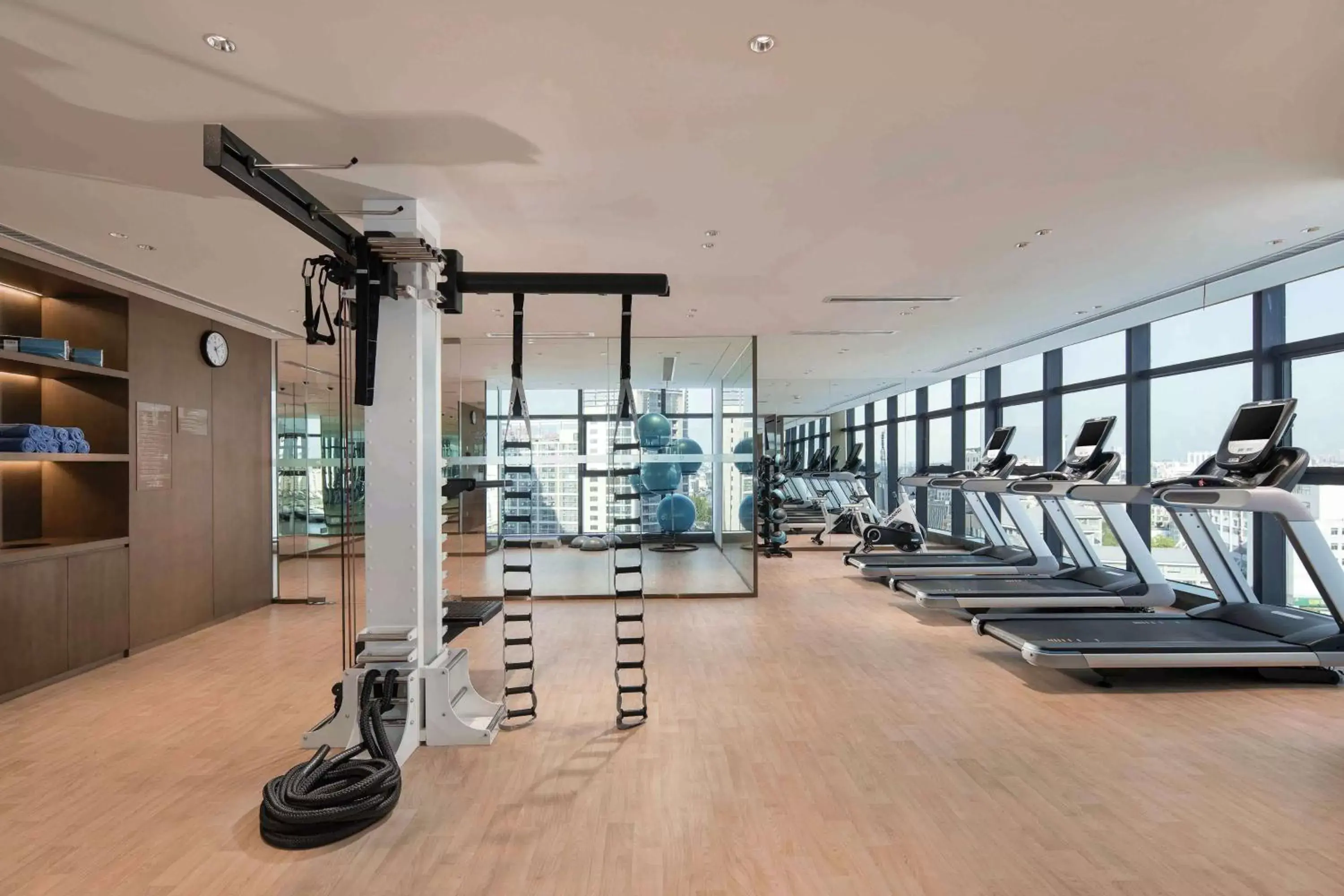Fitness centre/facilities in Doubletree By Hilton Yangzhou Fitness centre/facilities in Doubletree By Hilton Yangzhou