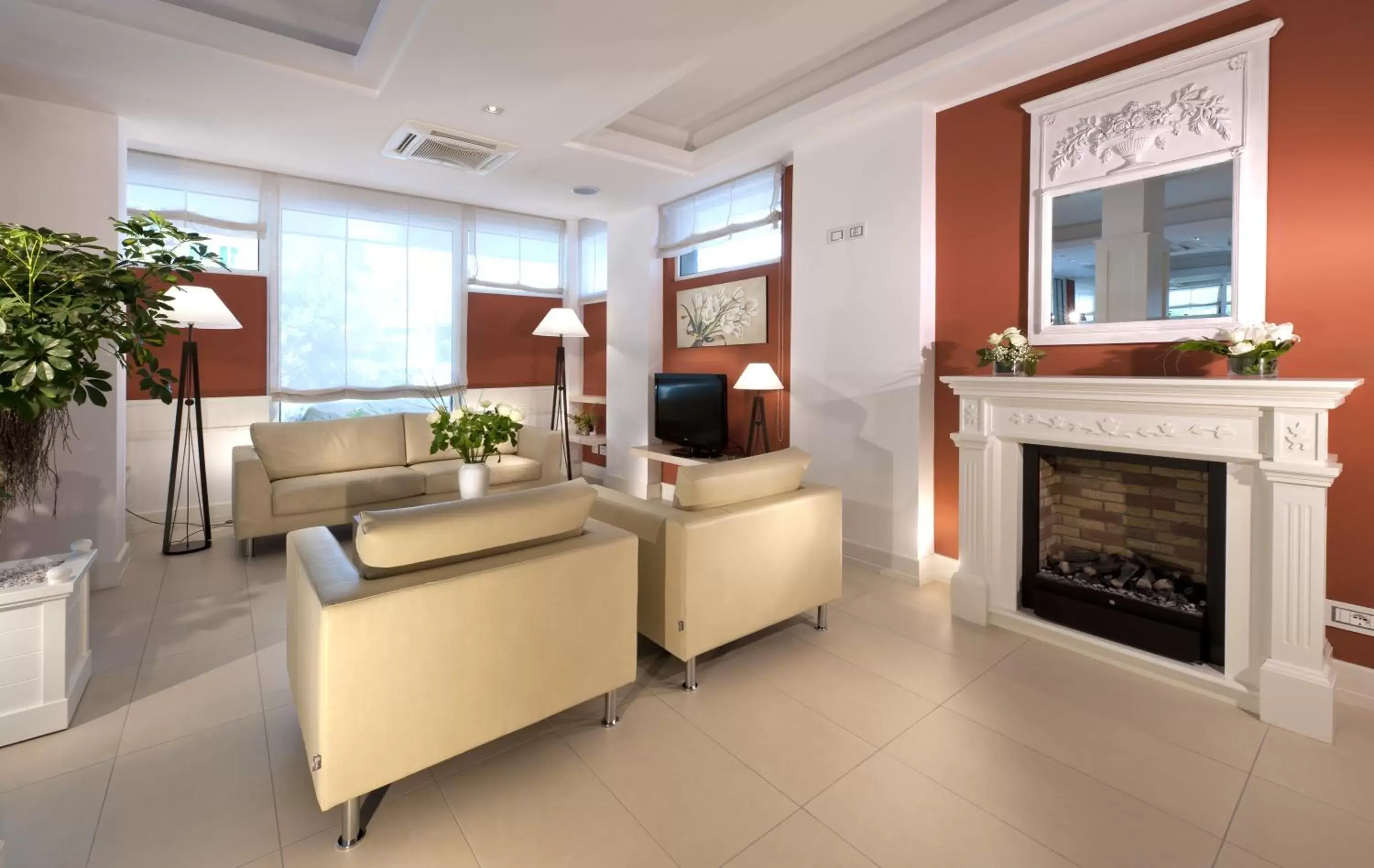 Lobby or reception in Hotel Ambasciatori Lobby or reception in Hotel Ambasciatori