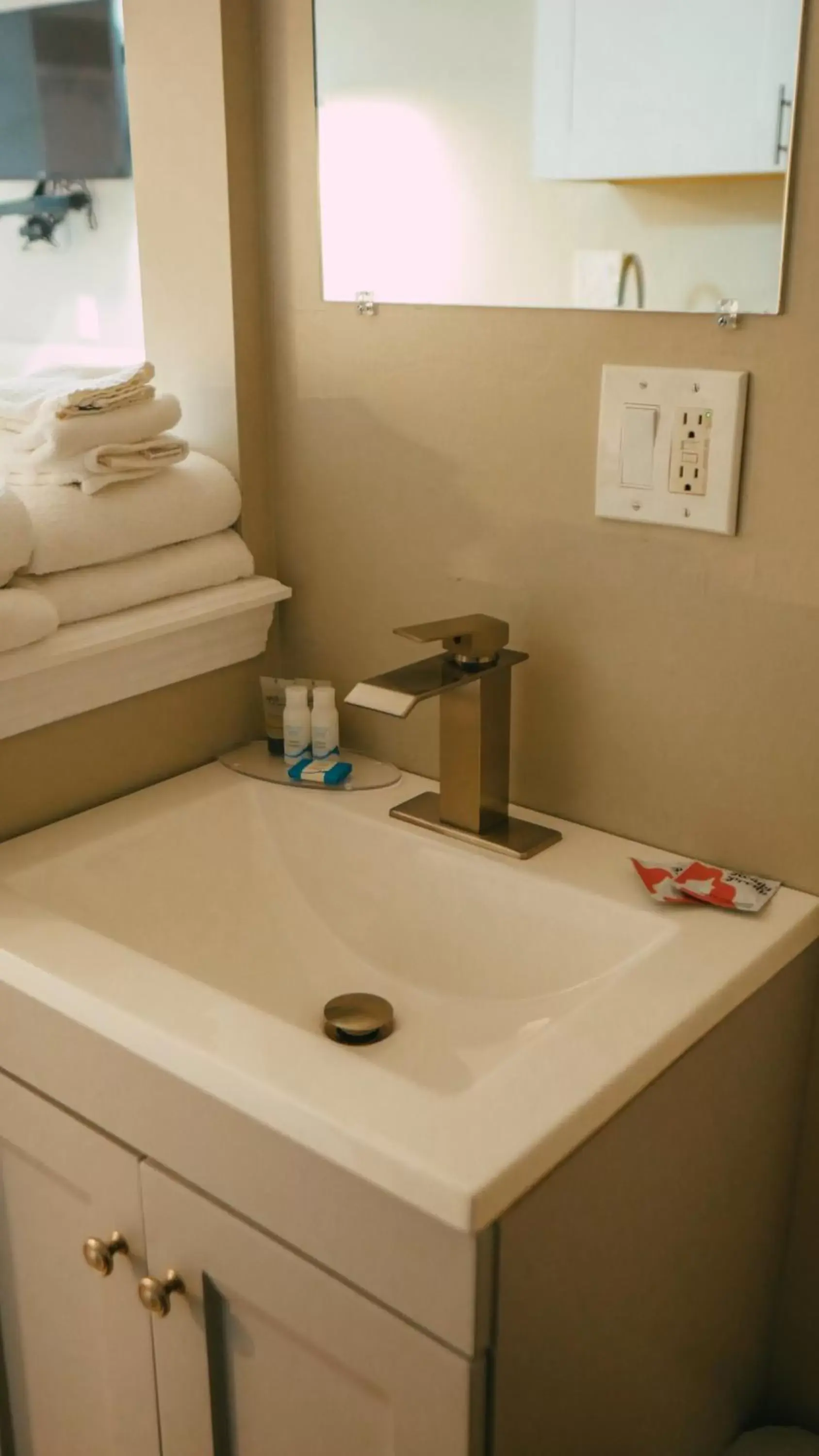 Bathroom in The Atlantic Motel