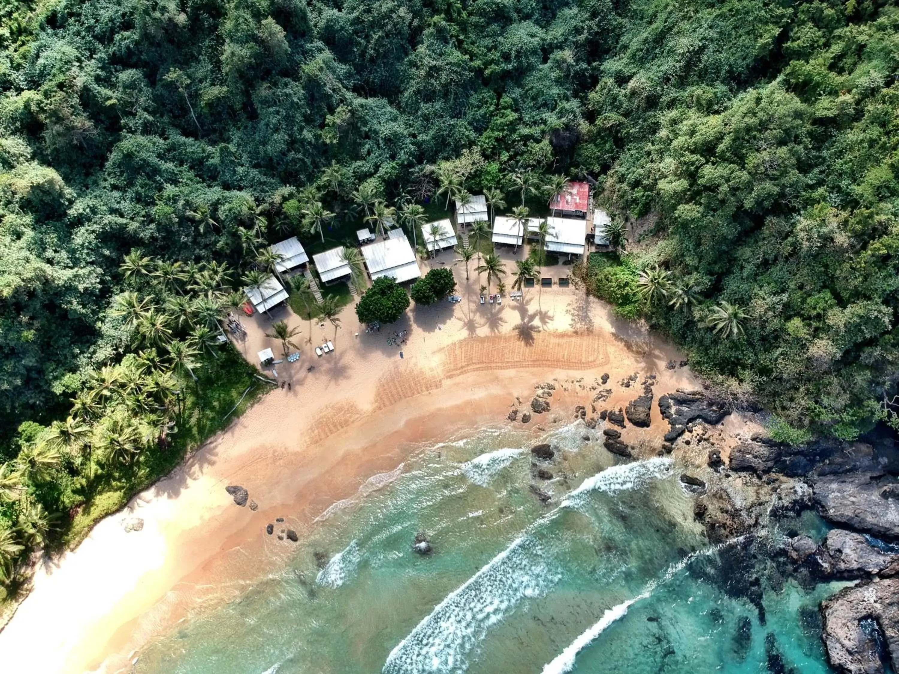Bird's eye view in Duli Beach Resort Bird's eye view in Duli Beach Resort