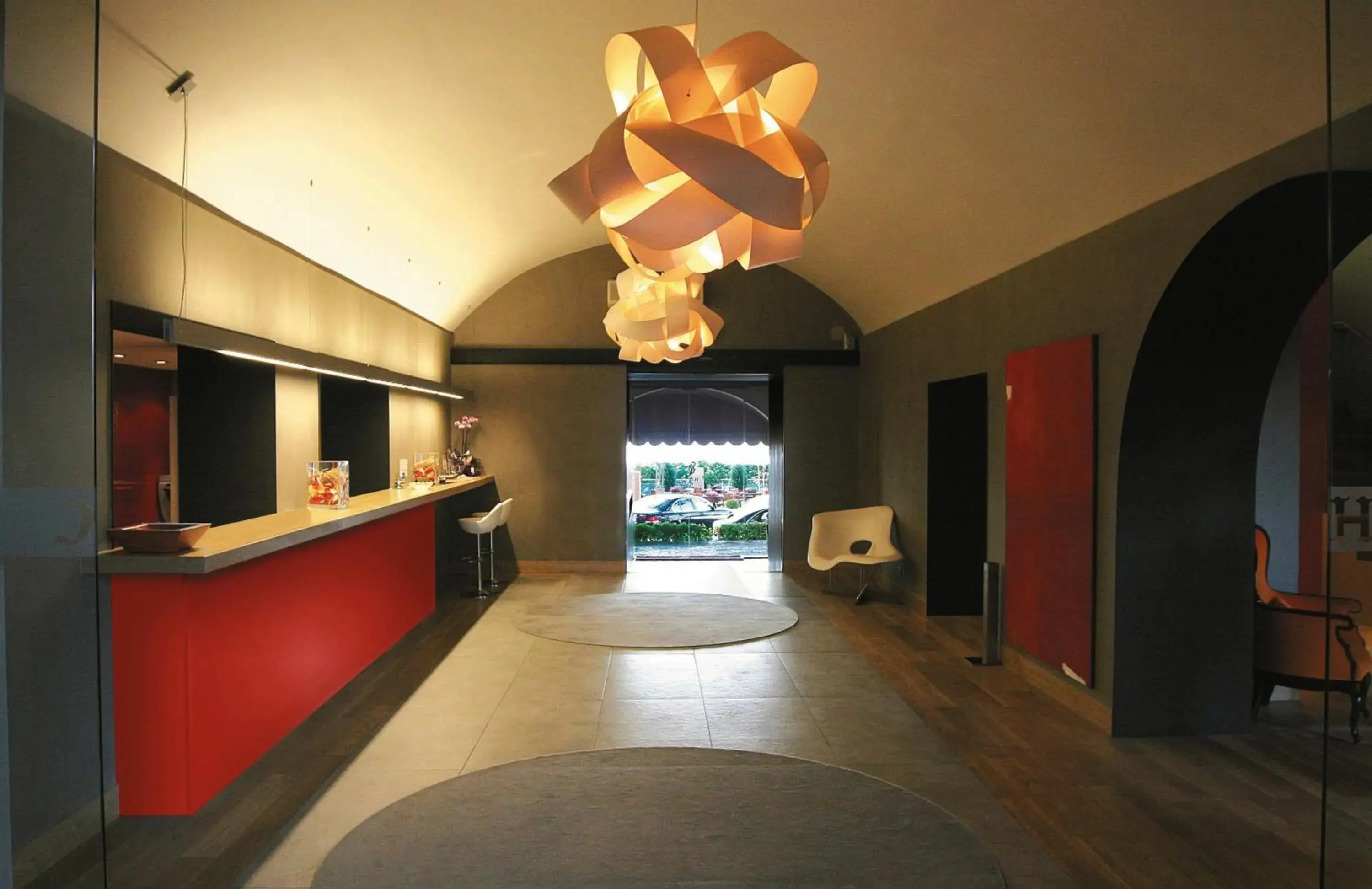 Lobby or reception in Hotel El Castell Lobby or reception in Hotel El Castell