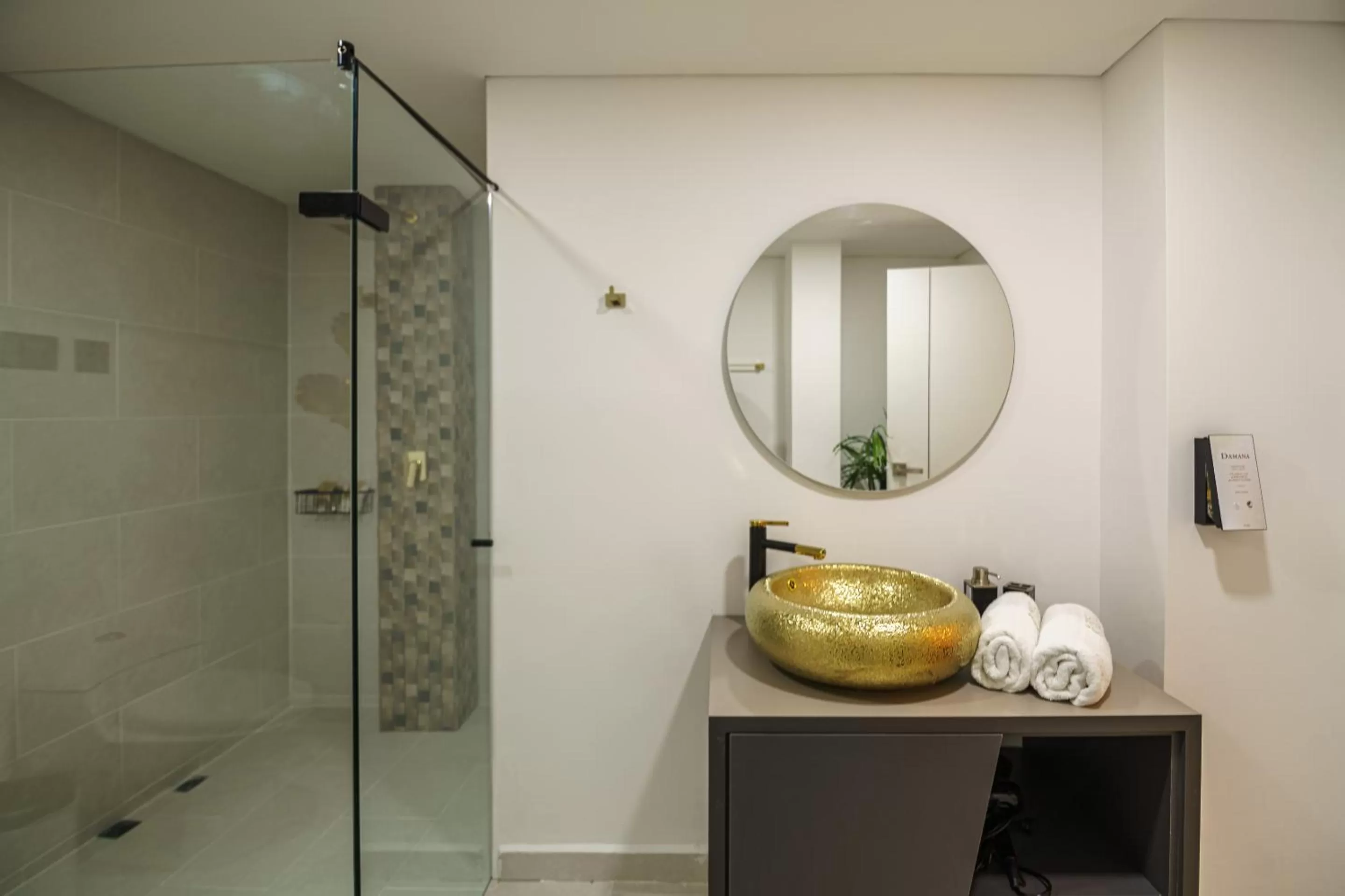 Shower in First Class Hotel