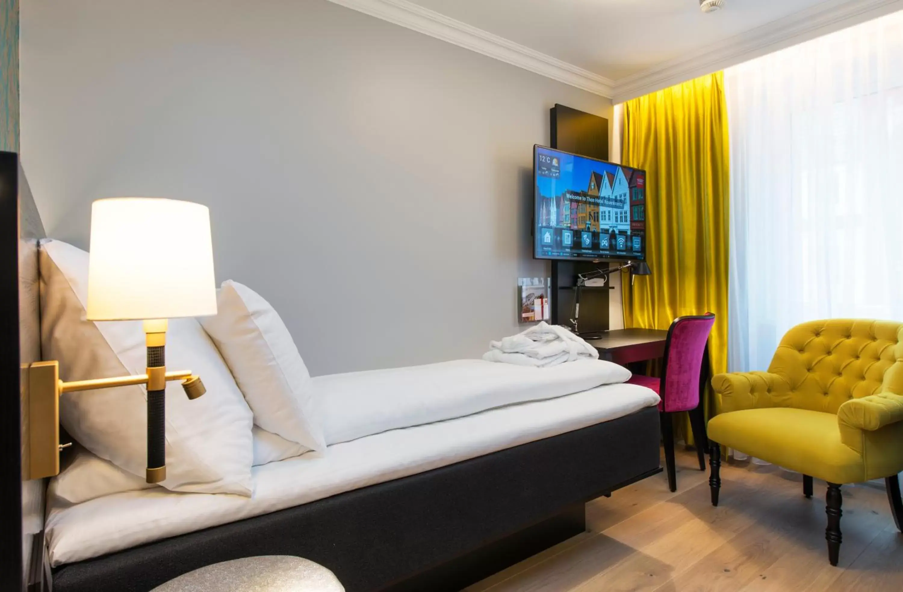 Bed in Thon Hotel Rosenkrantz Bergen Bed in Thon Hotel Rosenkrantz Bergen