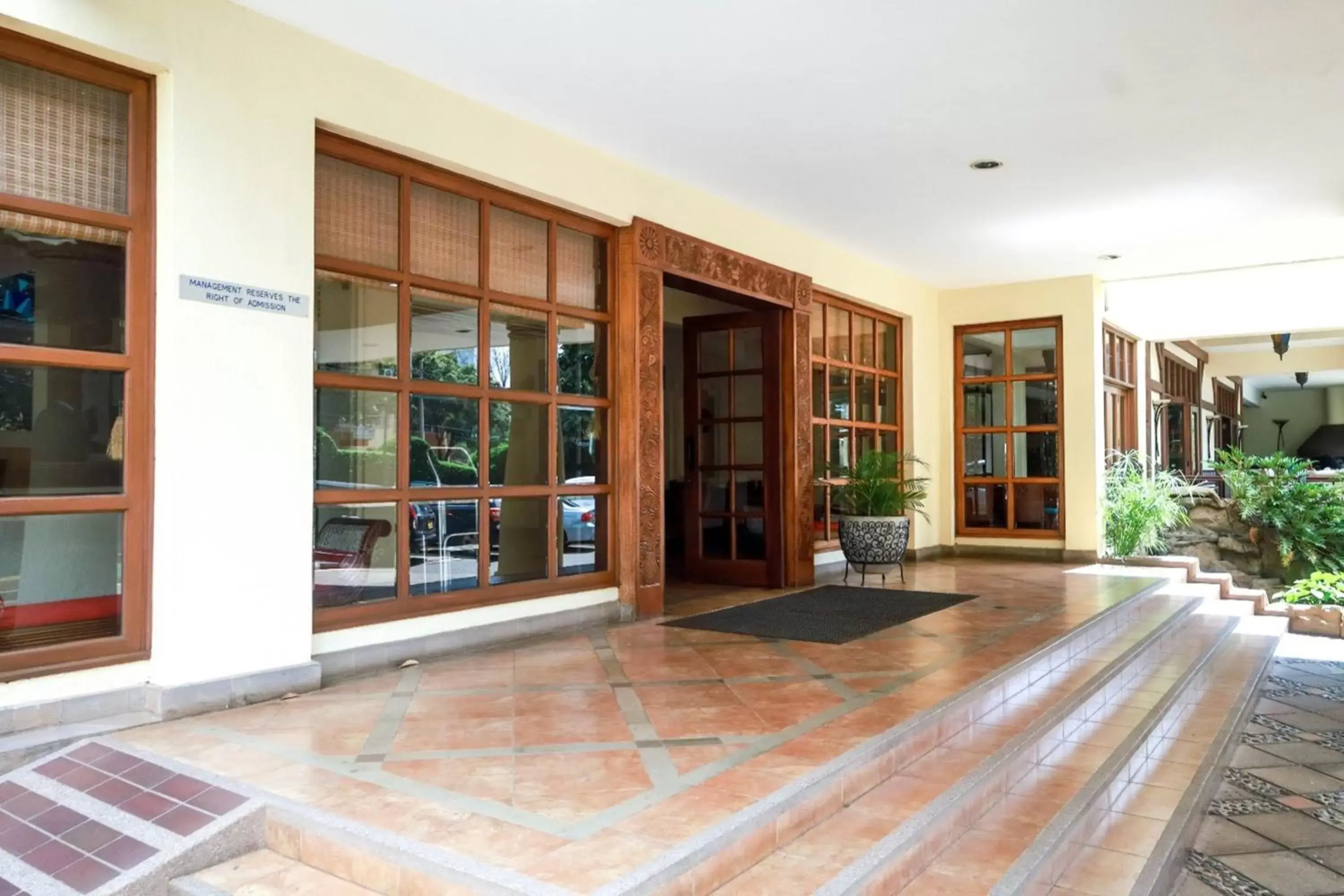 Facade/entrance in The Heron By Sarovar Portico India Facade/entrance in The Heron By Sarovar Portico India