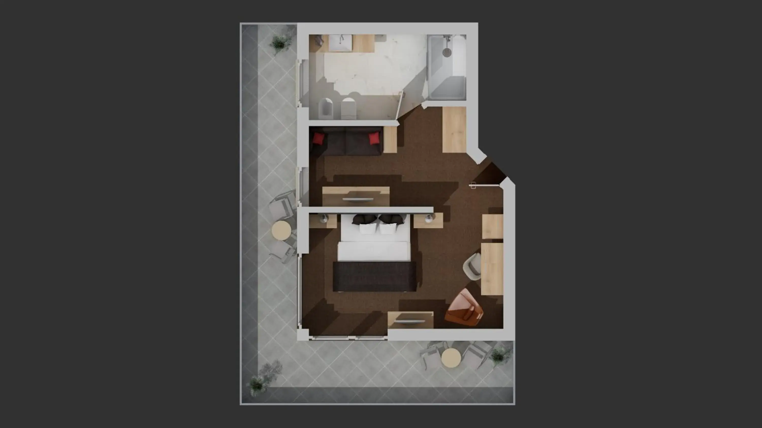 Floor Plan in Hotel Freina