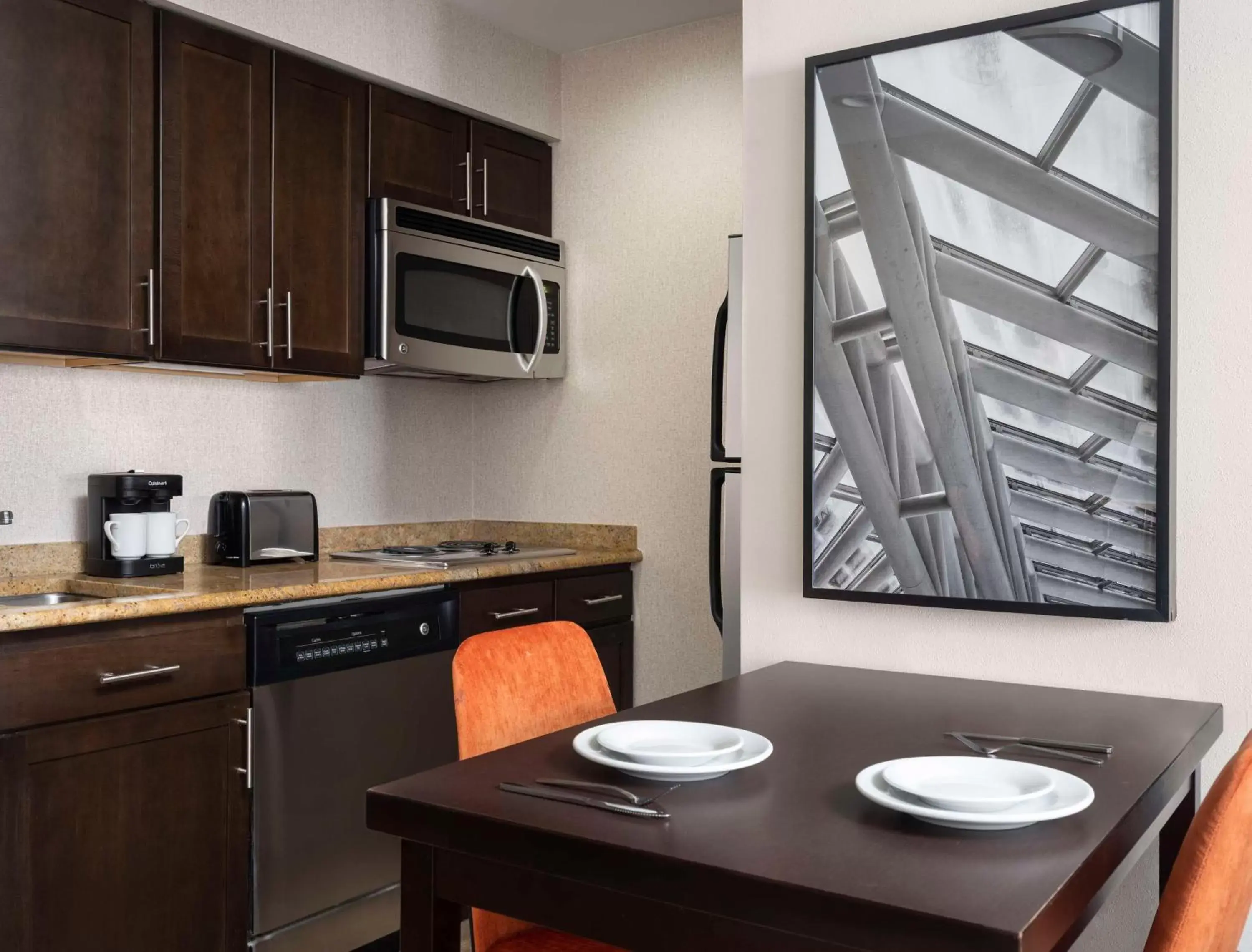 Kitchen or kitchenette, Kitchen/Kitchenette in Homewood Suites by Hilton Carle Place - Garden City, NY