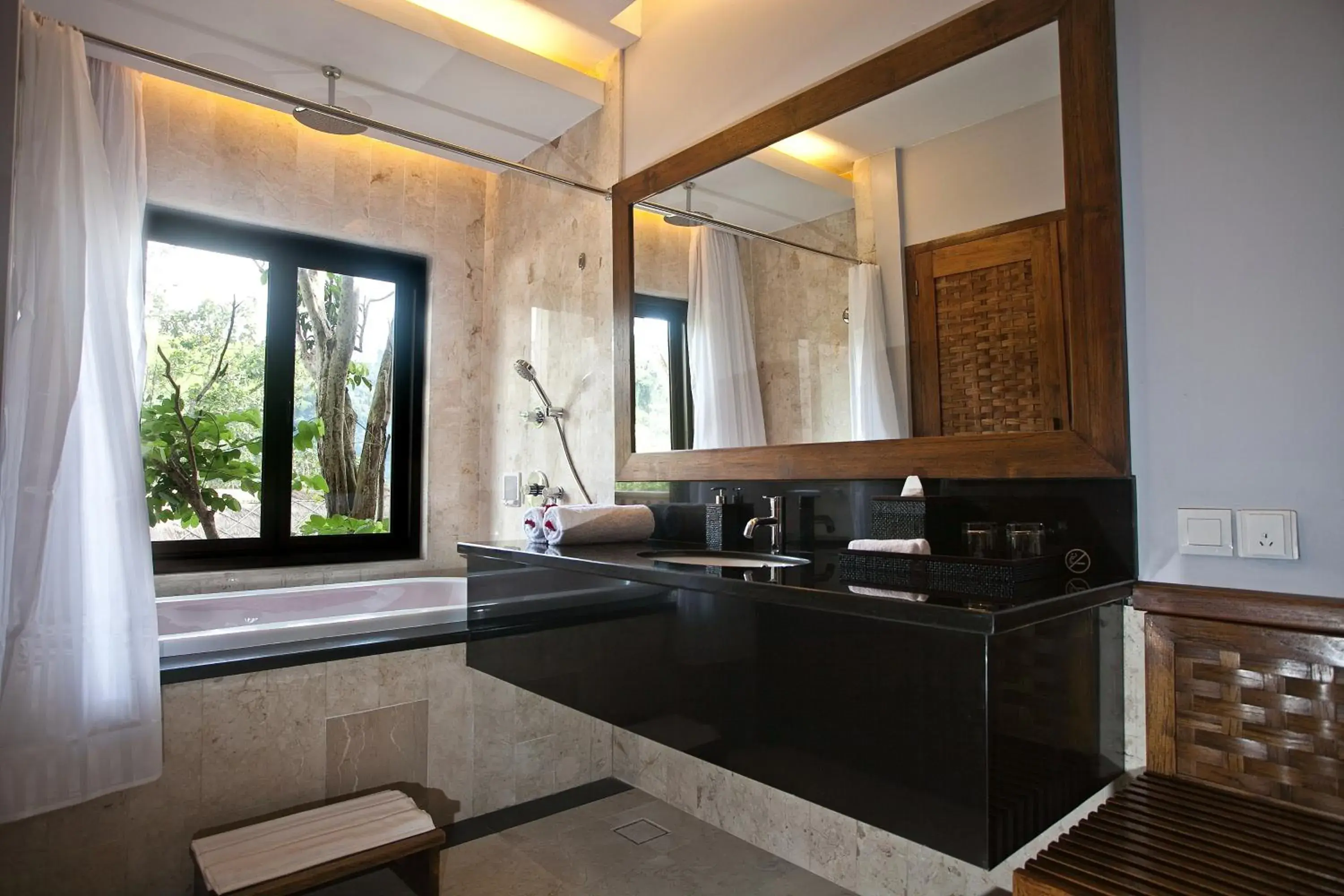 Bathroom, Kitchen/Kitchenette in The Lokha Ubud Resort Villas and Spa