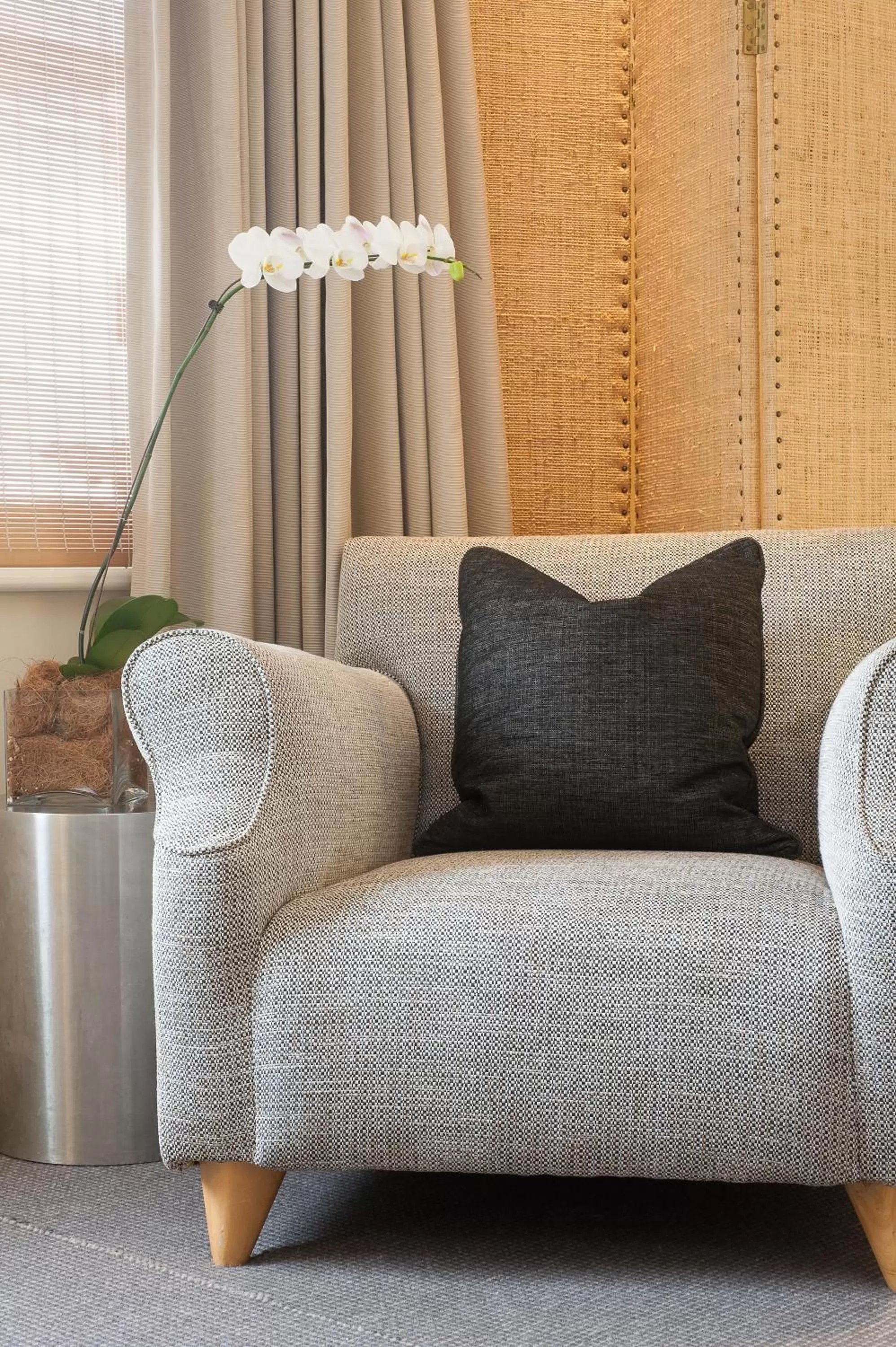 Seating area in Quarters Hotel