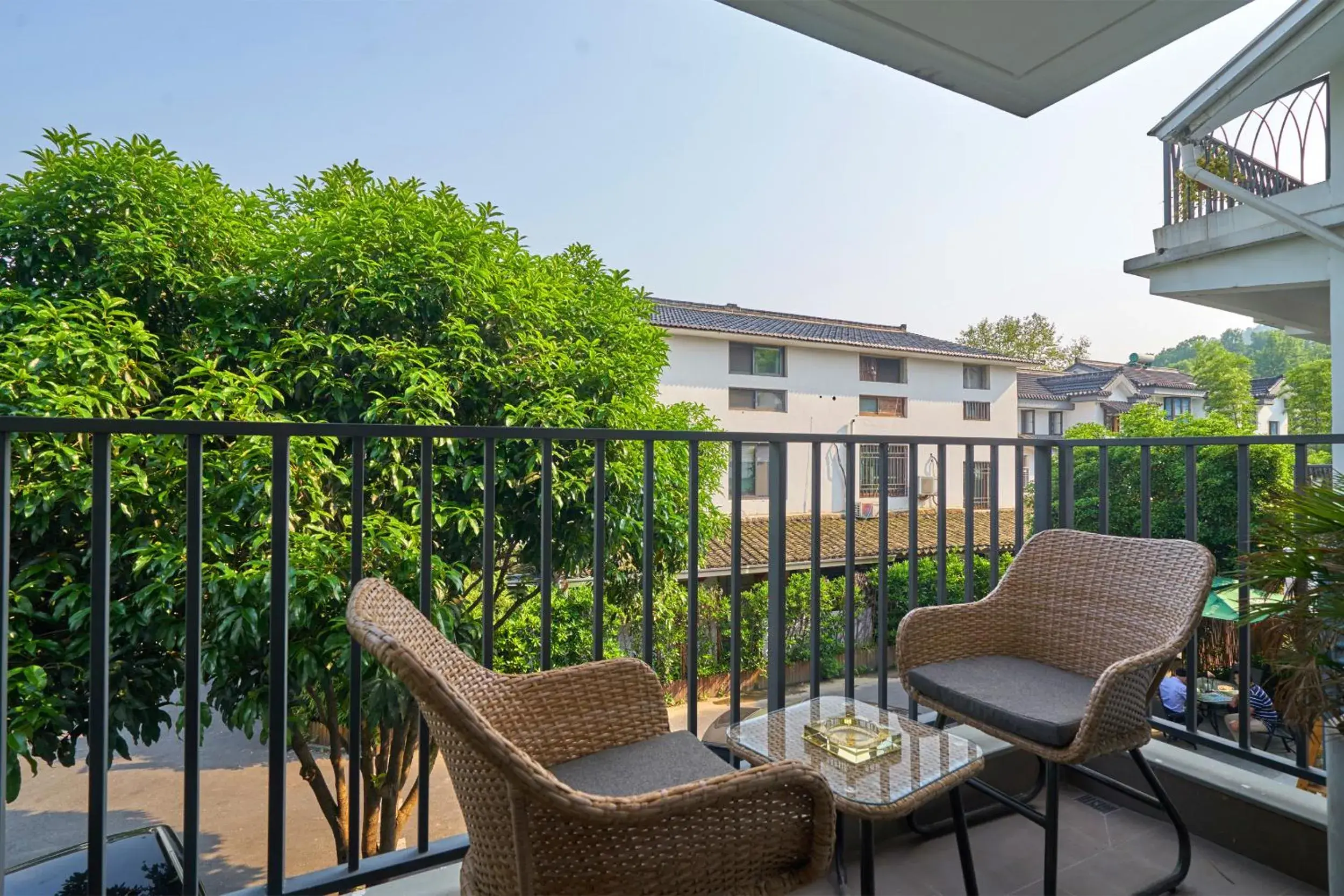 Balcony/Terrace in Hangzhou Yueshang Yunshe Boutique Hostel