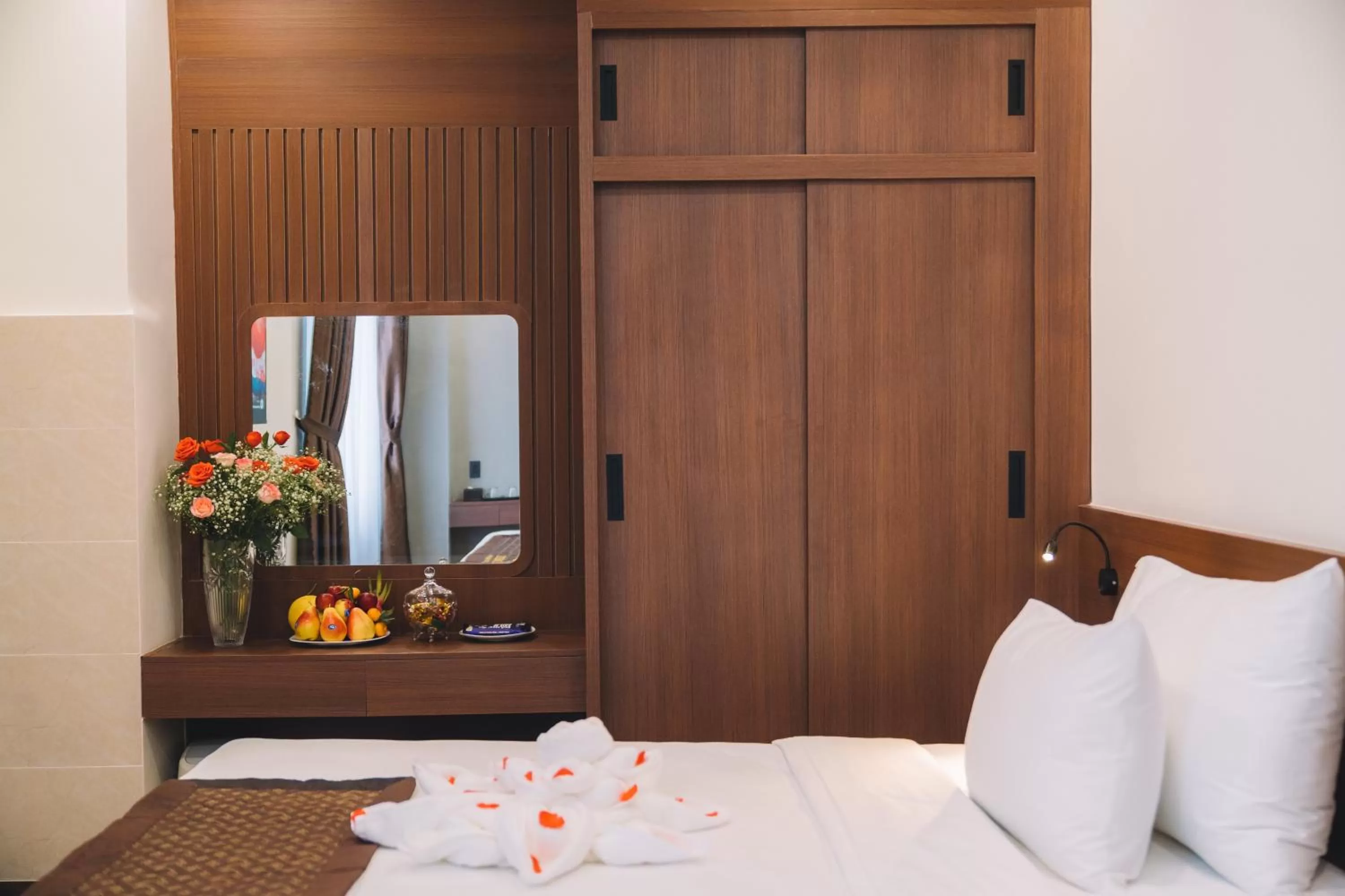 Bedroom, Bed in GREENECO DA LAT HOTEL - Khách sạn Green Eco Đà Lạt