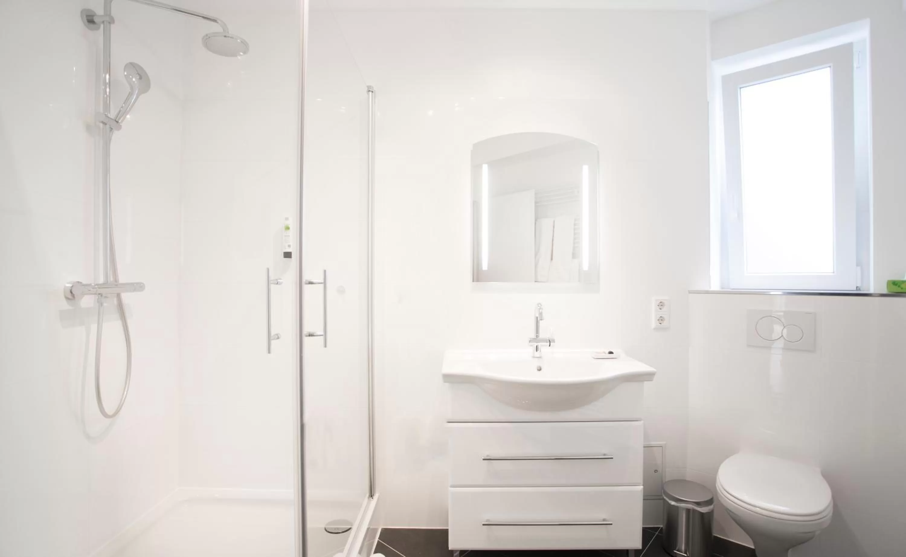 Shower in Victoria Apartments