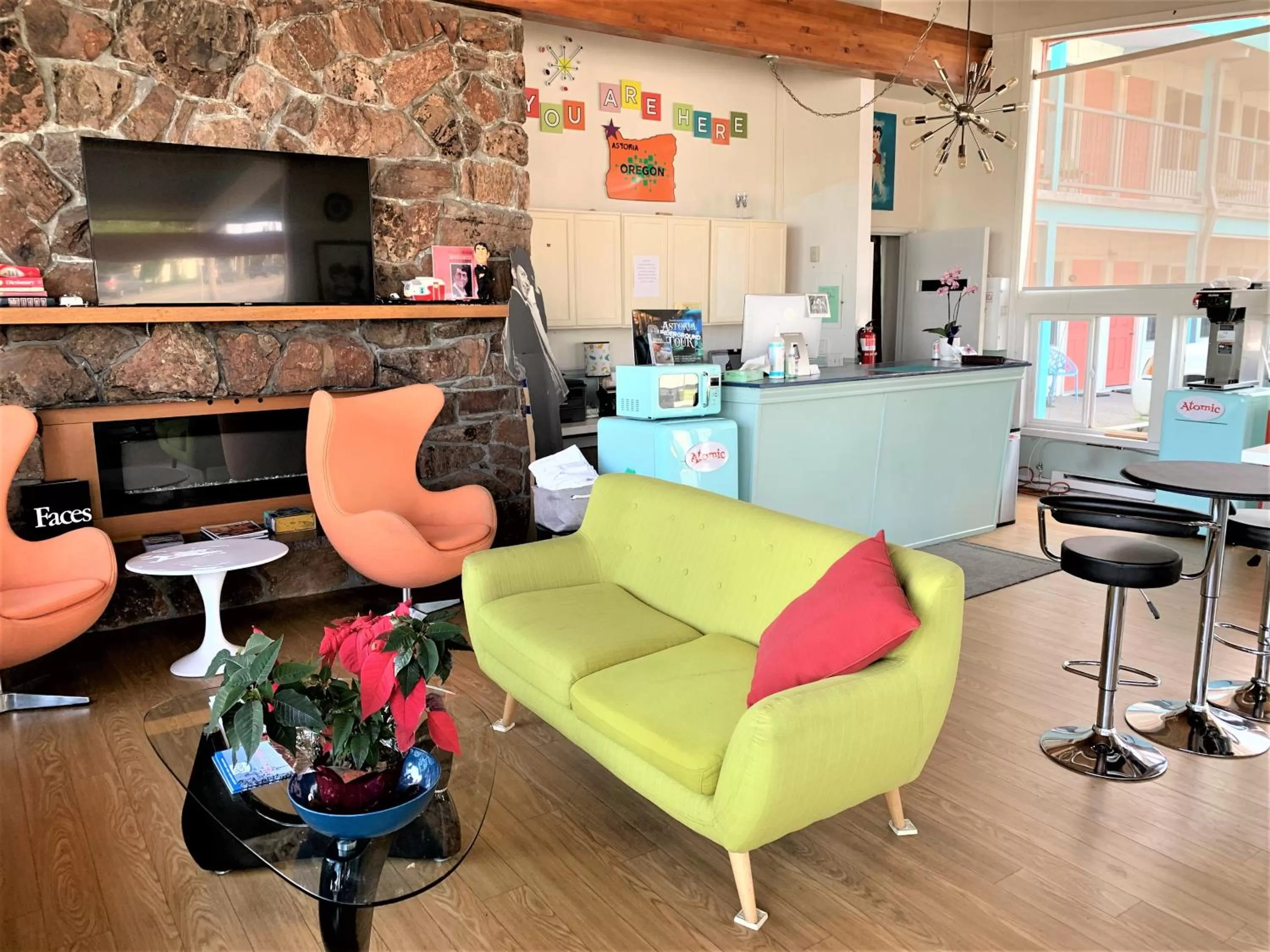 Lobby or reception in Atomic Motel