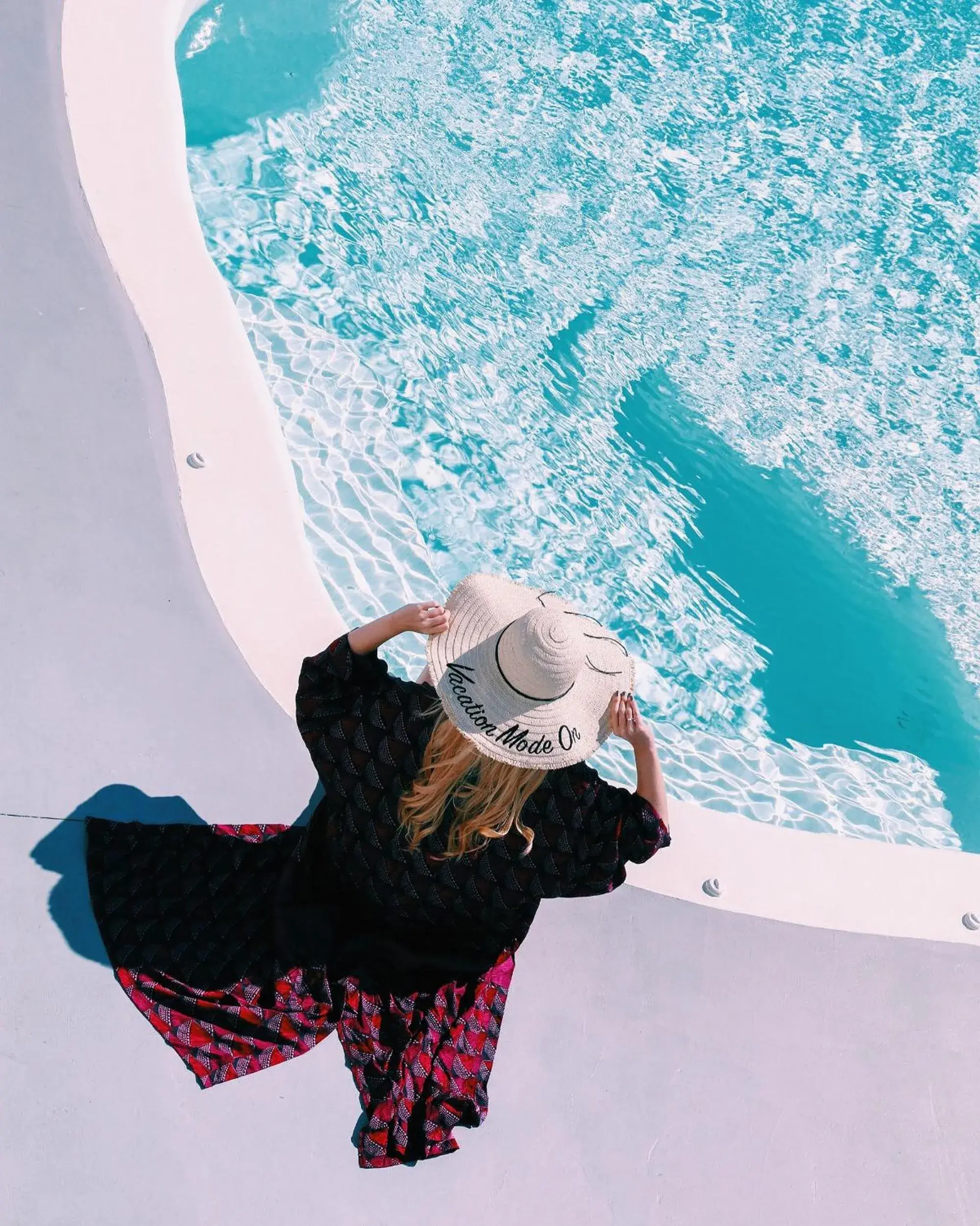 Pool view in Mykonos Princess Hotel