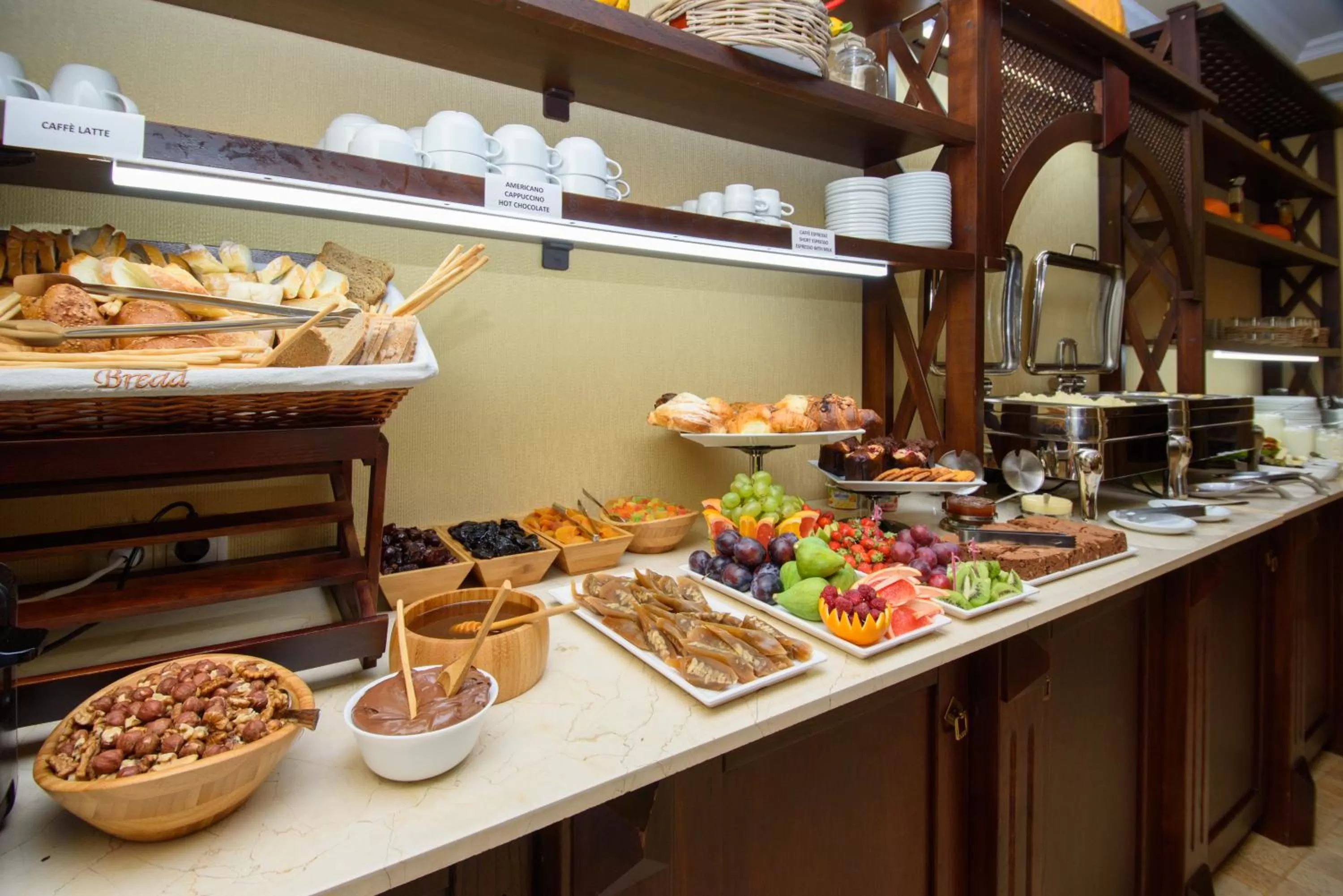 Buffet breakfast in KMM Hotel