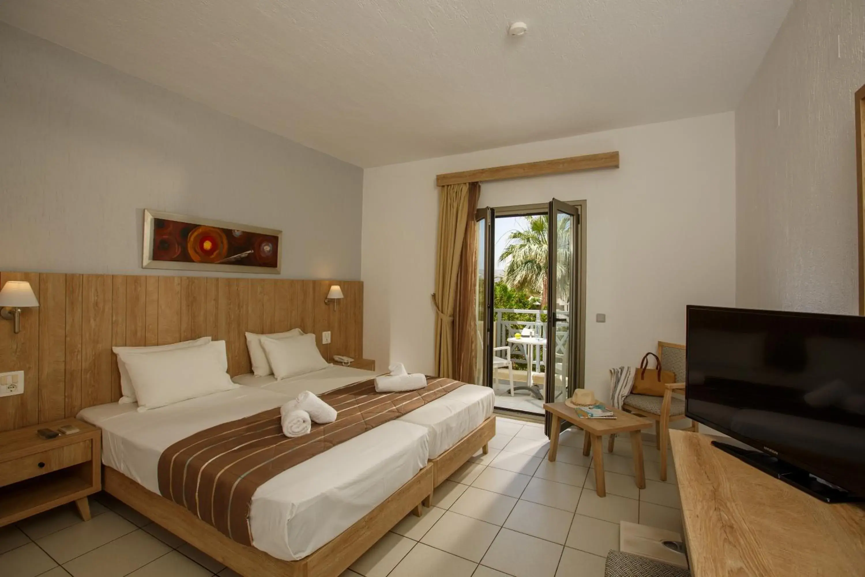 Bed in Europa Beach Hotel