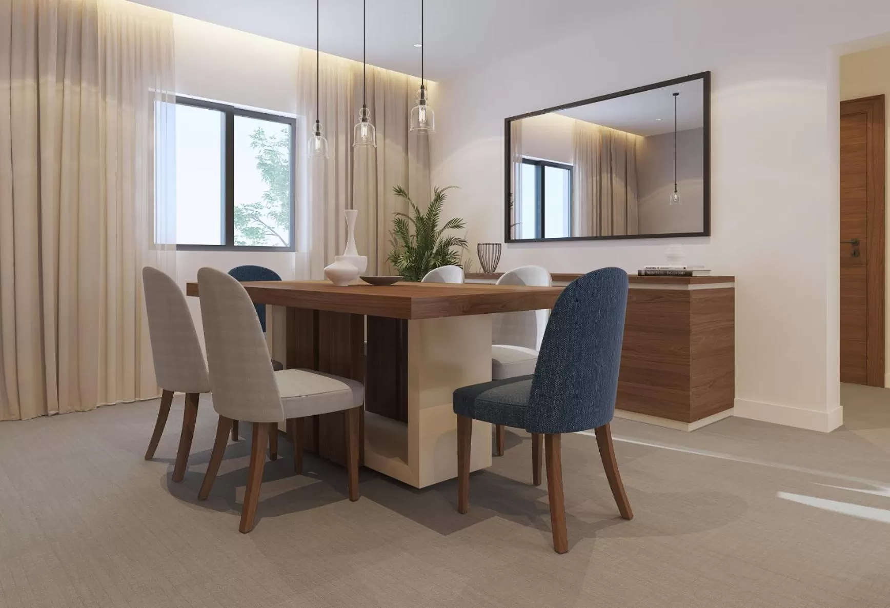 Dining Area in Plush Hotel,Abuja