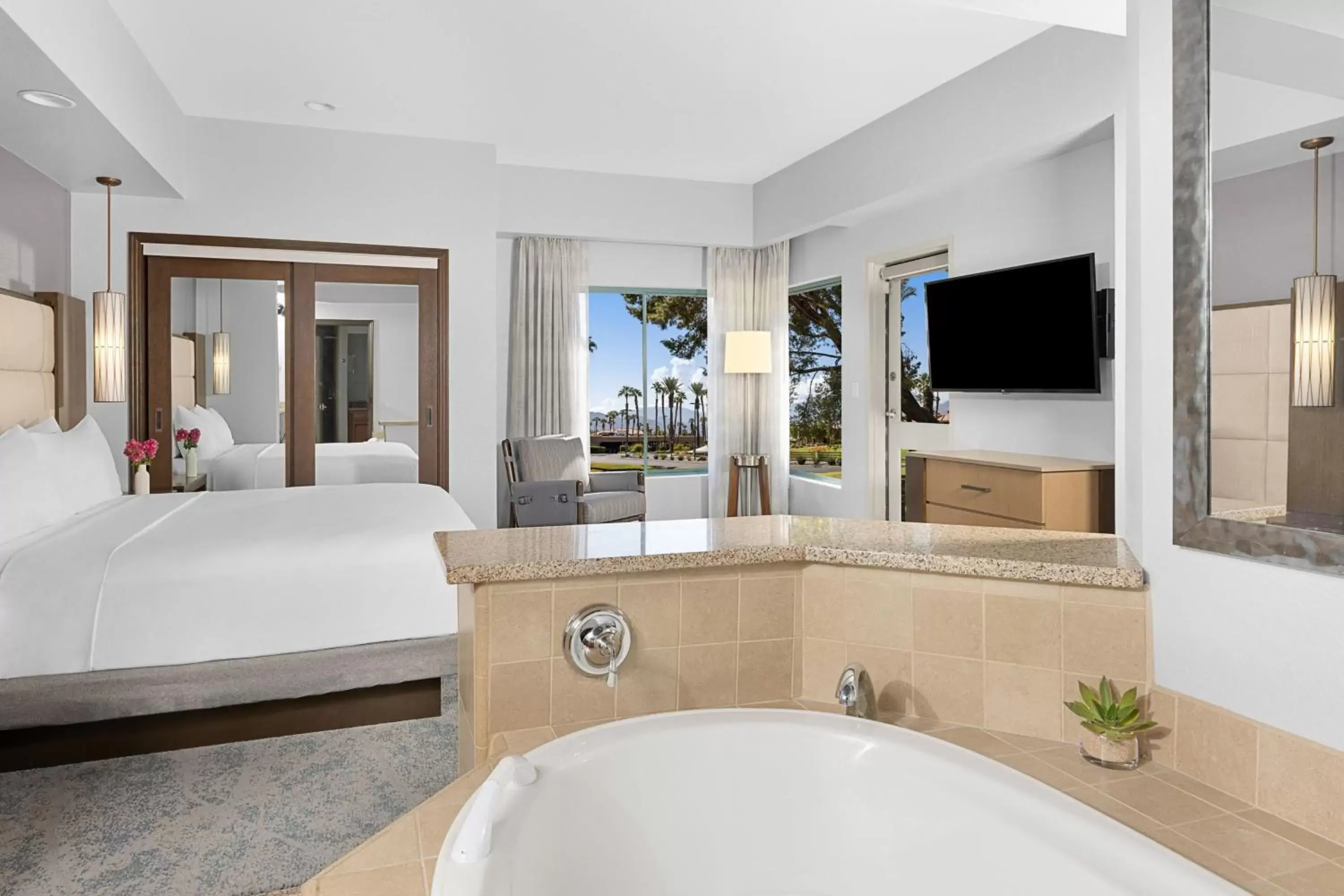 Bedroom, Bathroom in Marriott's Desert Springs Villas I