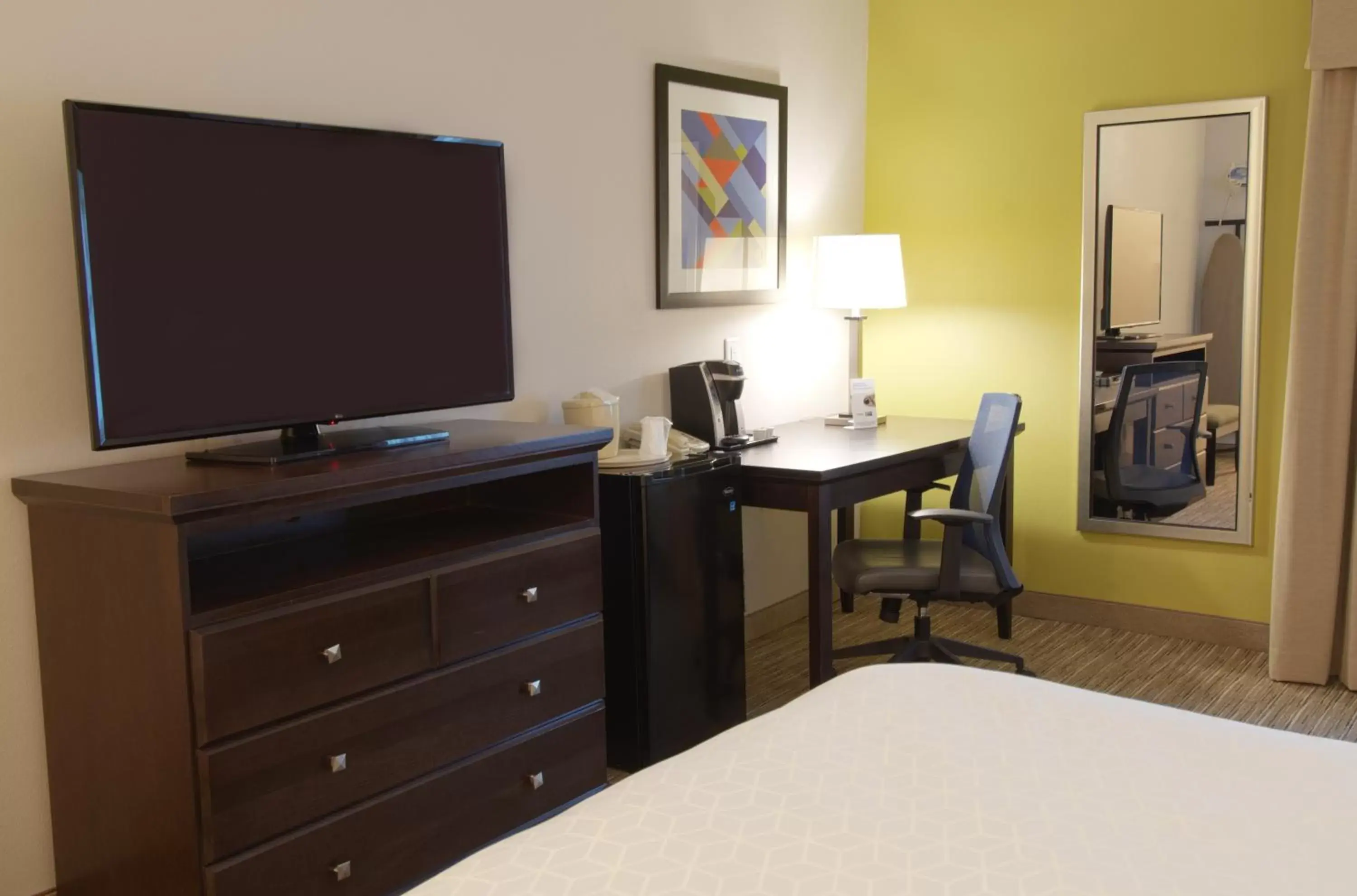 Photo of the whole room, TV/Entertainment Center in Holiday Inn Express & Suites Chicago-Libertyville, an IHG Hotel