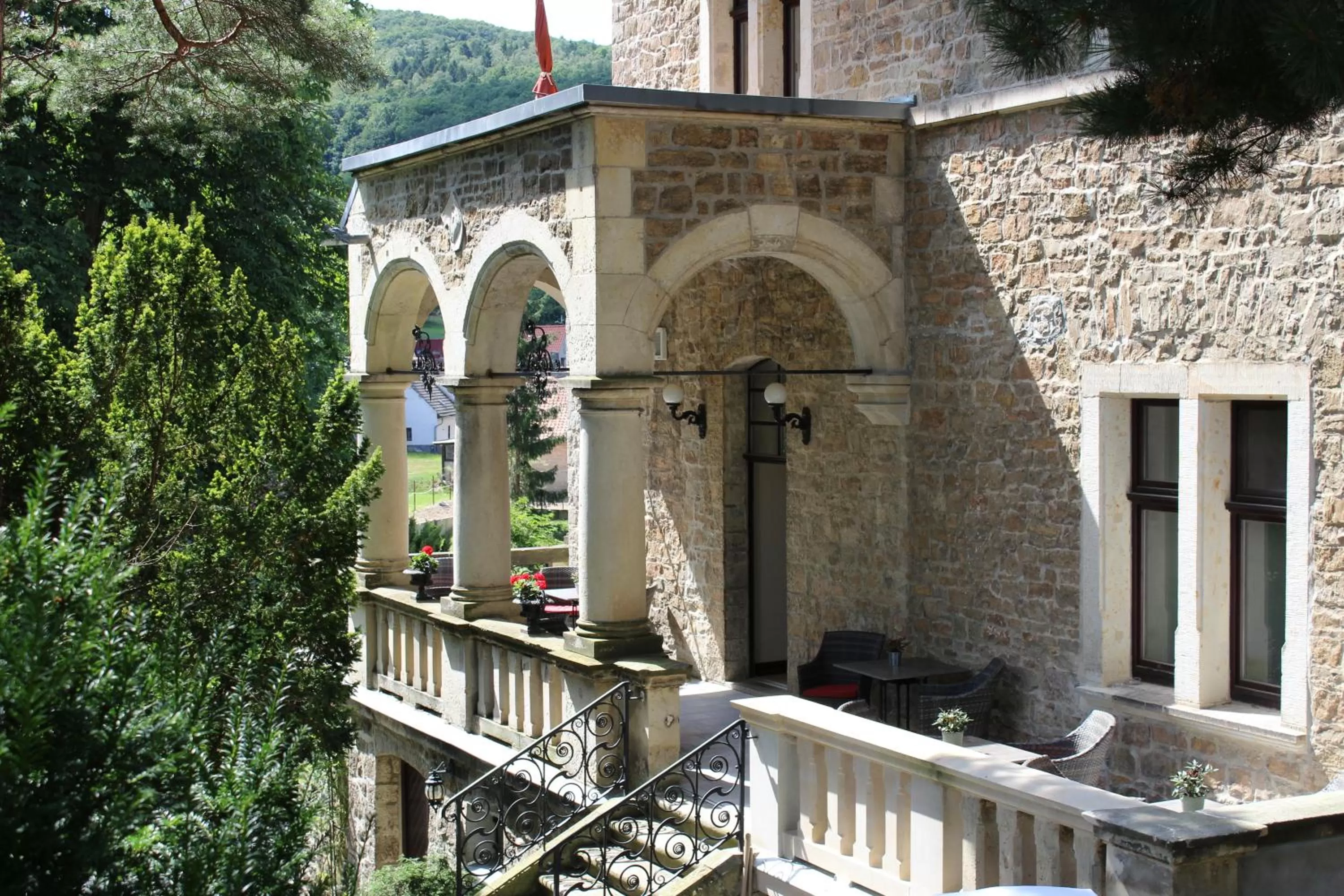 Balcony/Terrace in Schlosshotel Stecklenberg