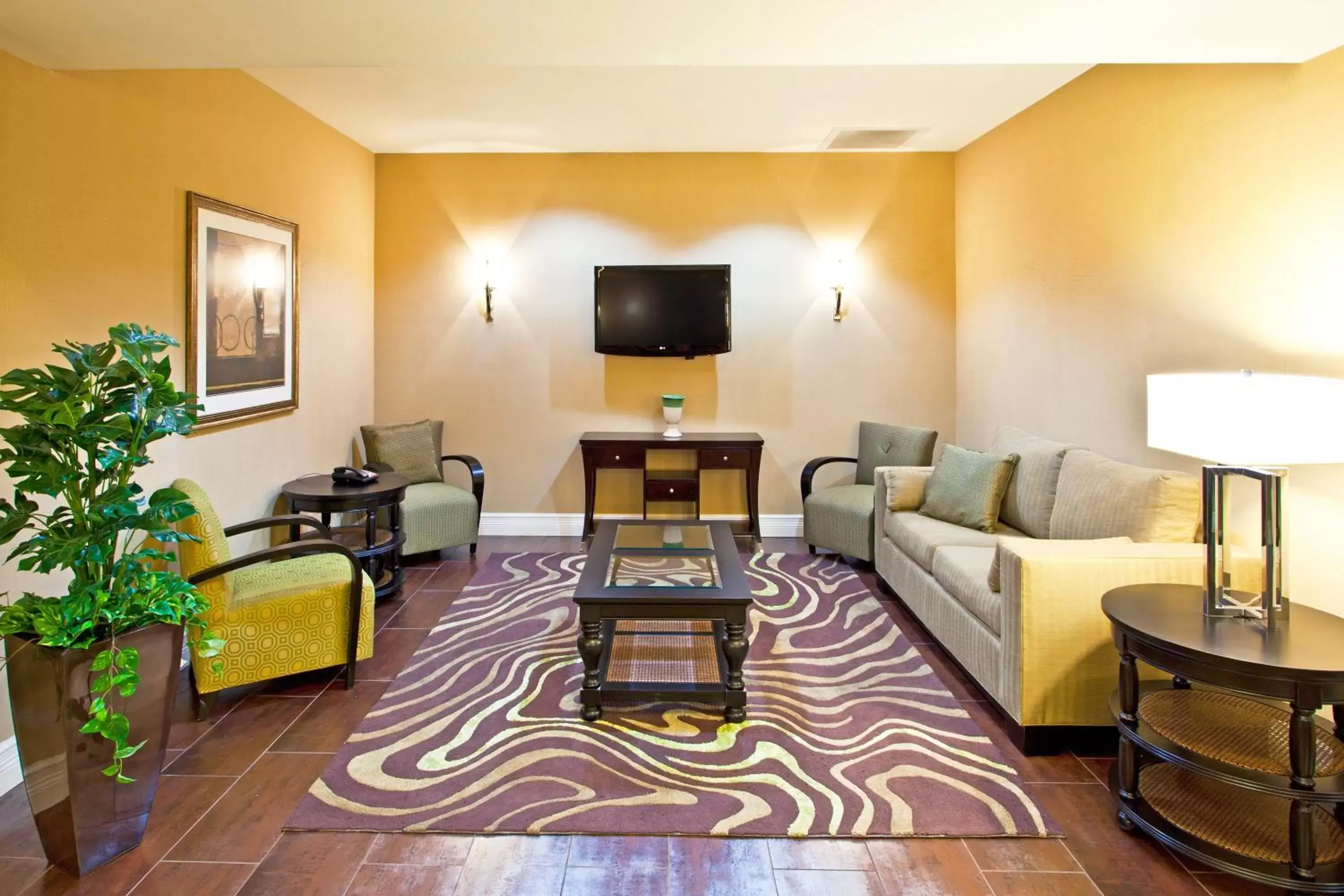 Lobby or reception, Seating Area in Holiday Inn Express and Suites Saint Augustine North, an IHG Hotel