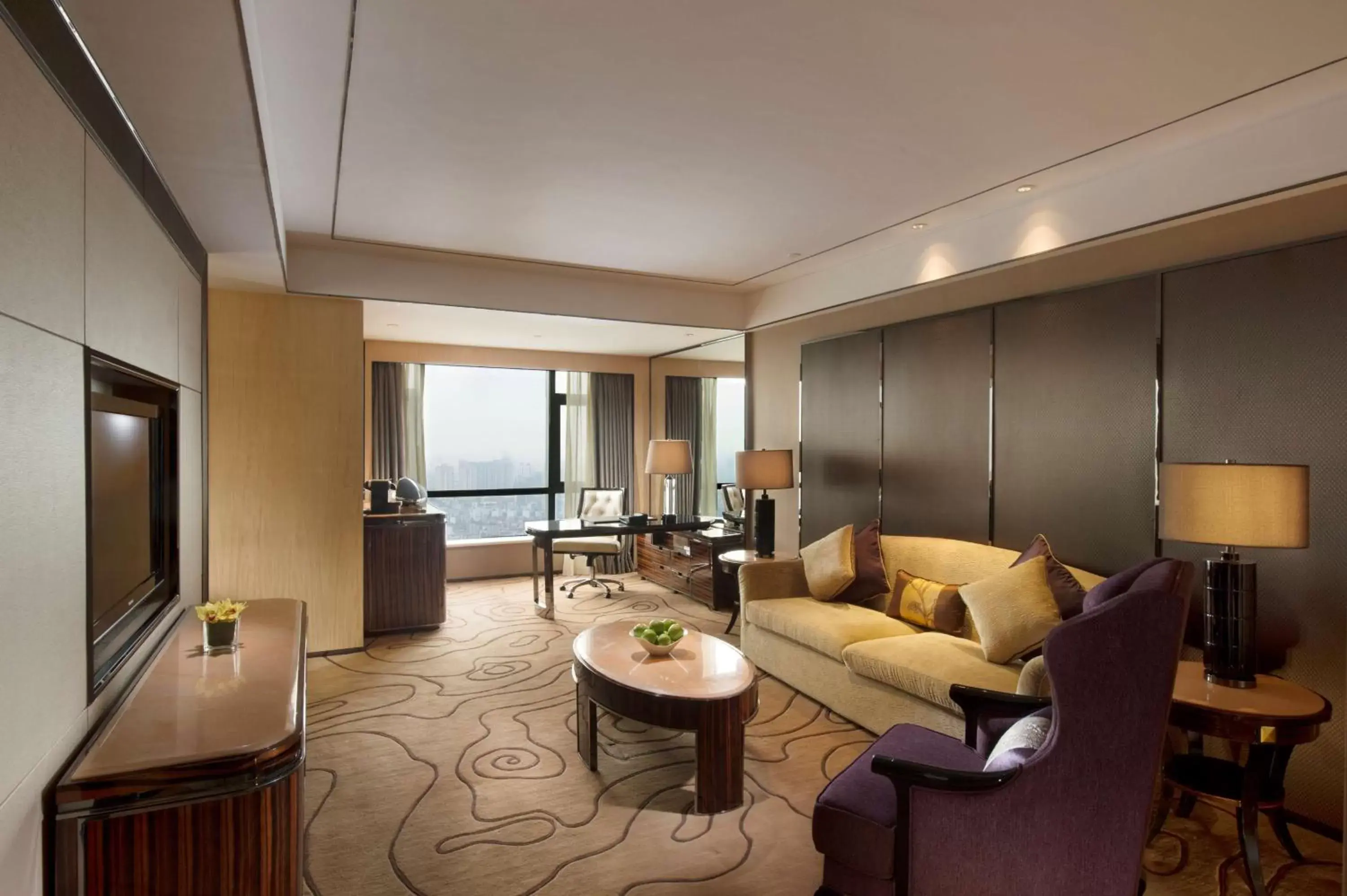 Living room, Seating Area in Hilton Zhongshan Downtown