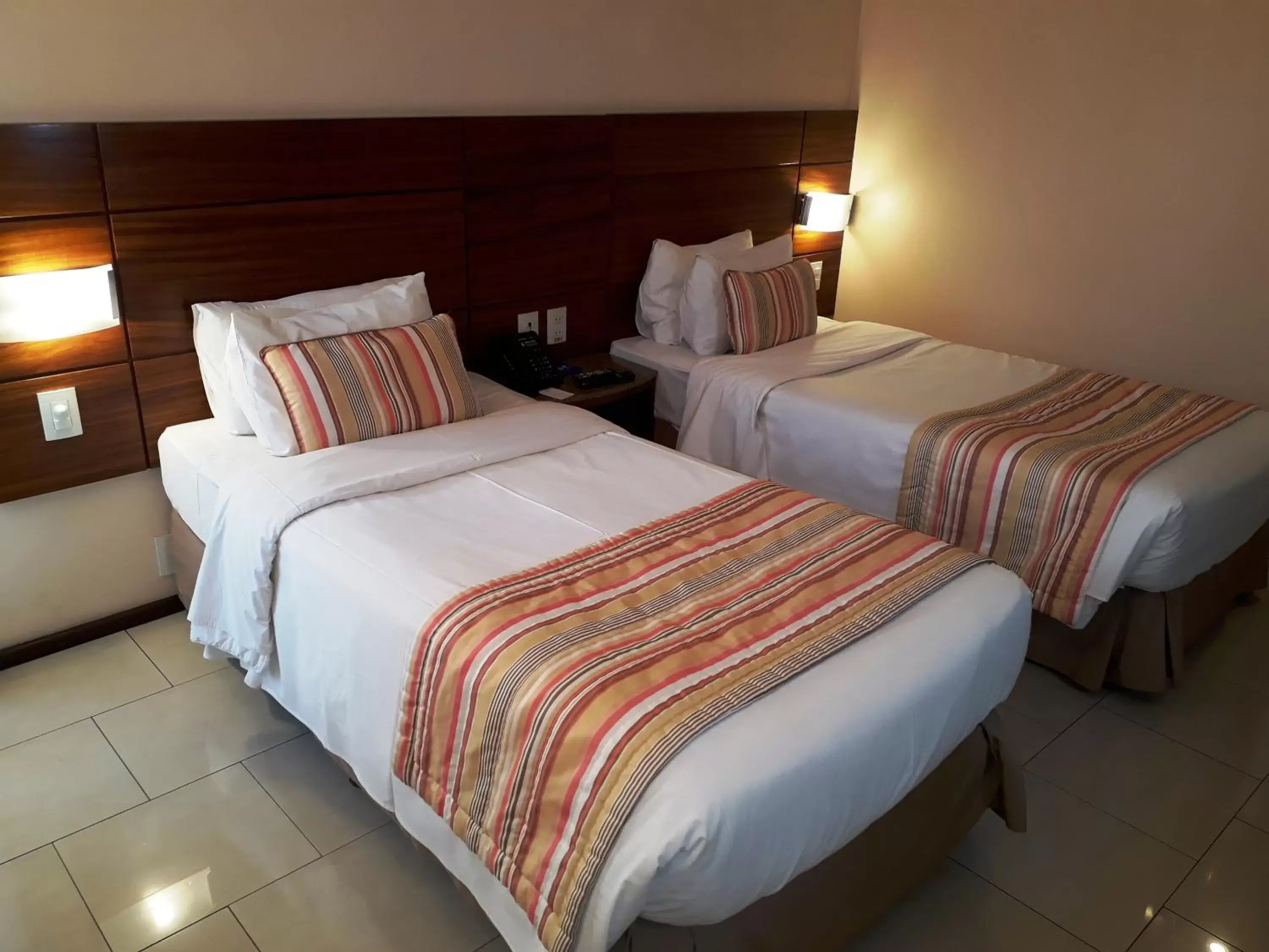 Bed in Hotel Princesa Louçã