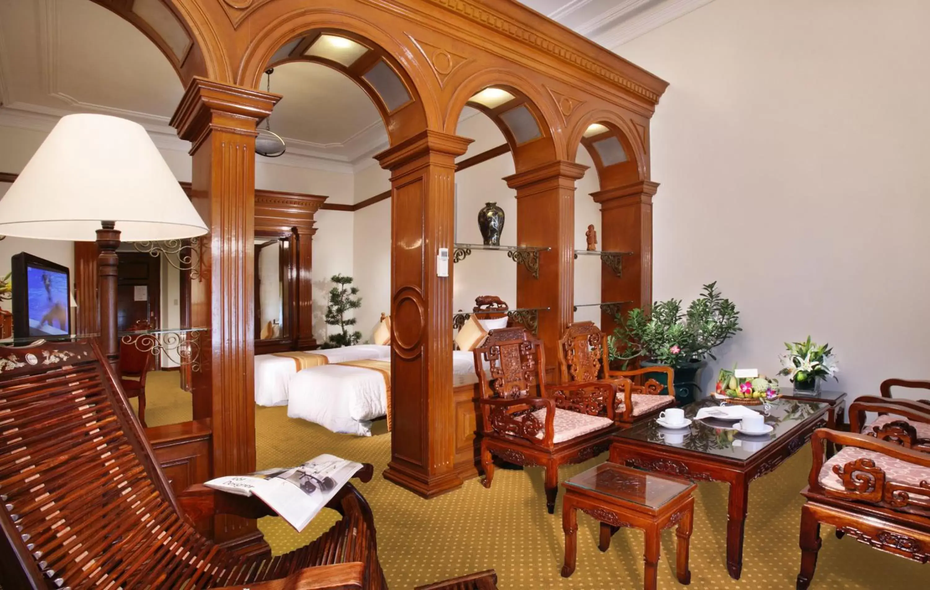 Living room in Hotel Continental Saigon Living room in Hotel Continental Saigon