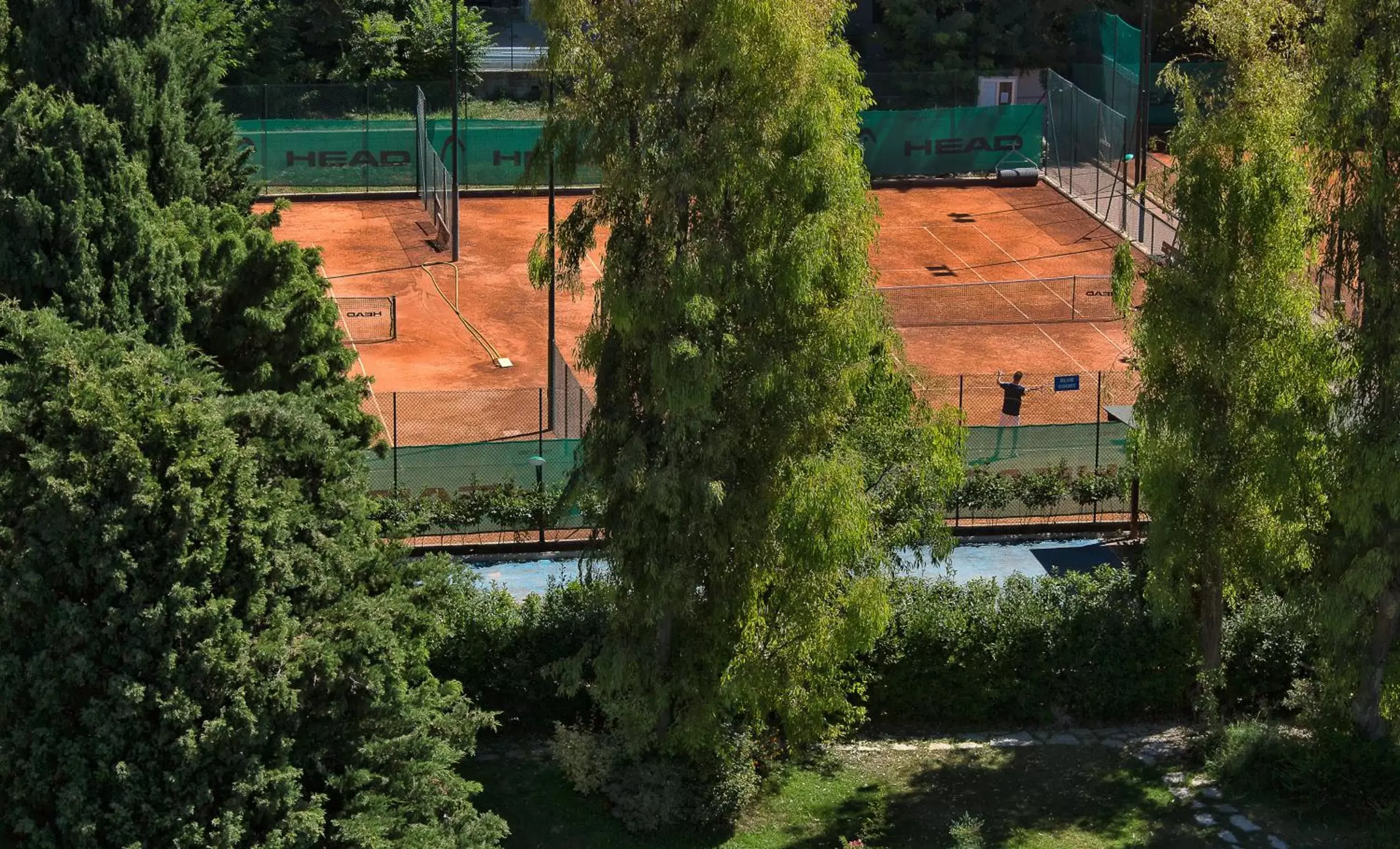 Tennis court in Excel Roma Montemario
