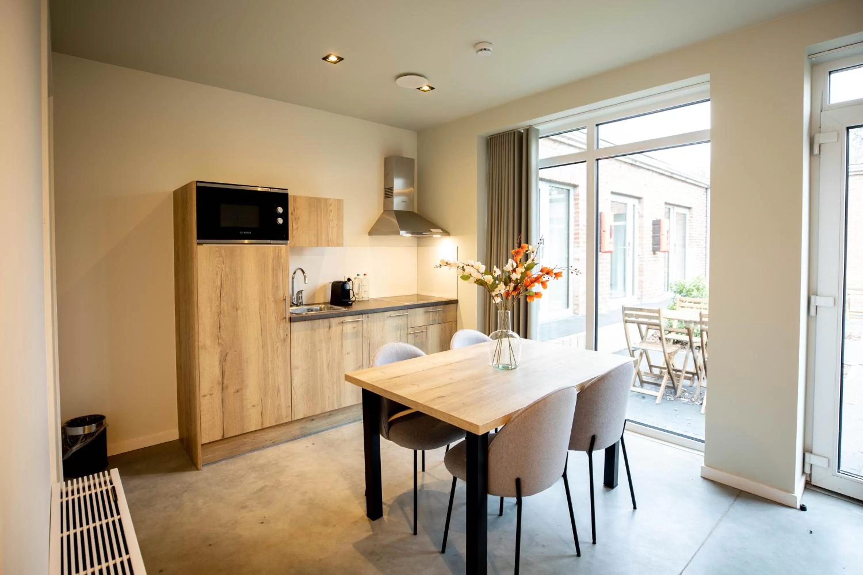 Dining area in City Housing Genk
