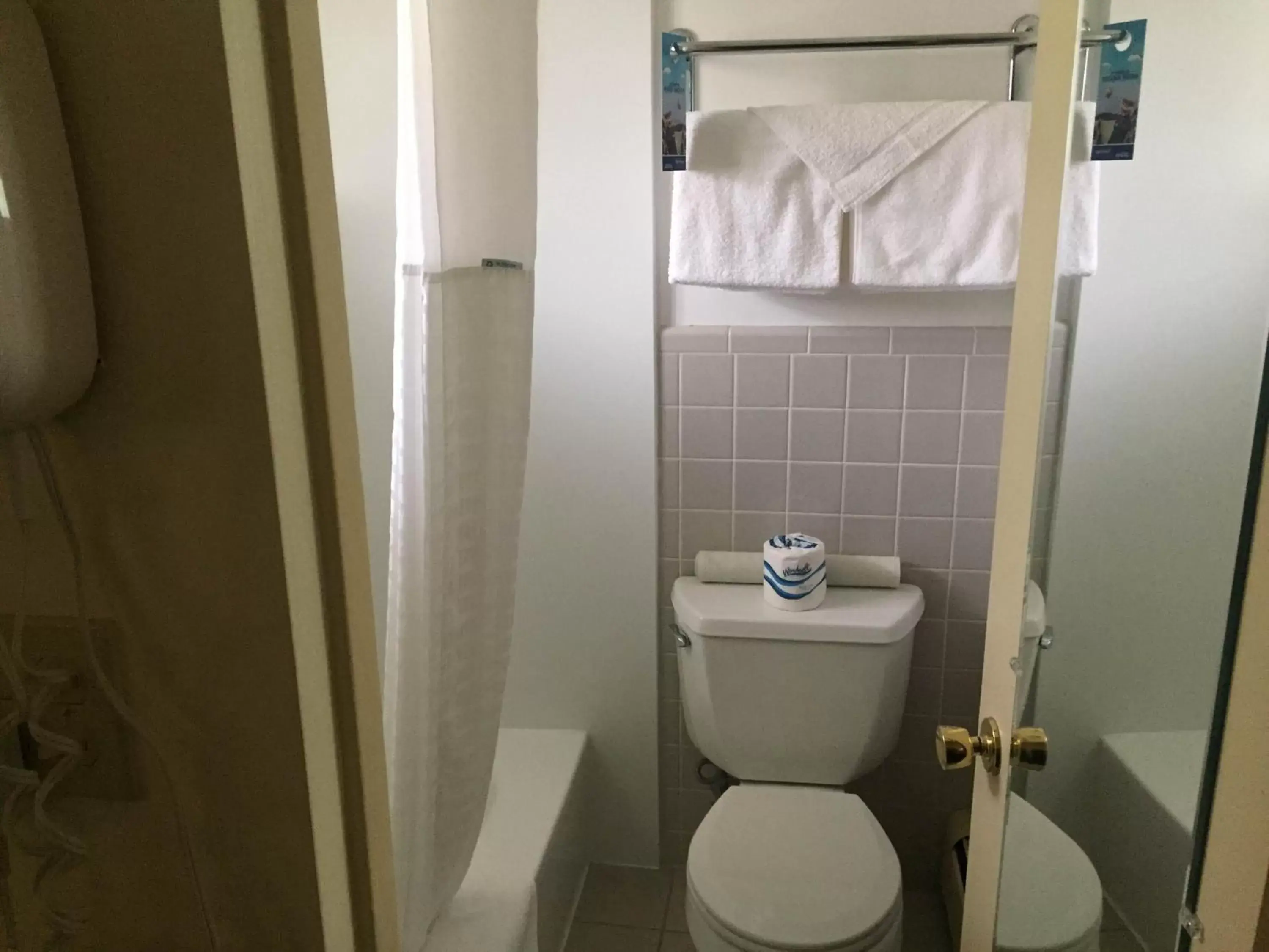 Bathroom in Travelodge by Wyndham Rapid City