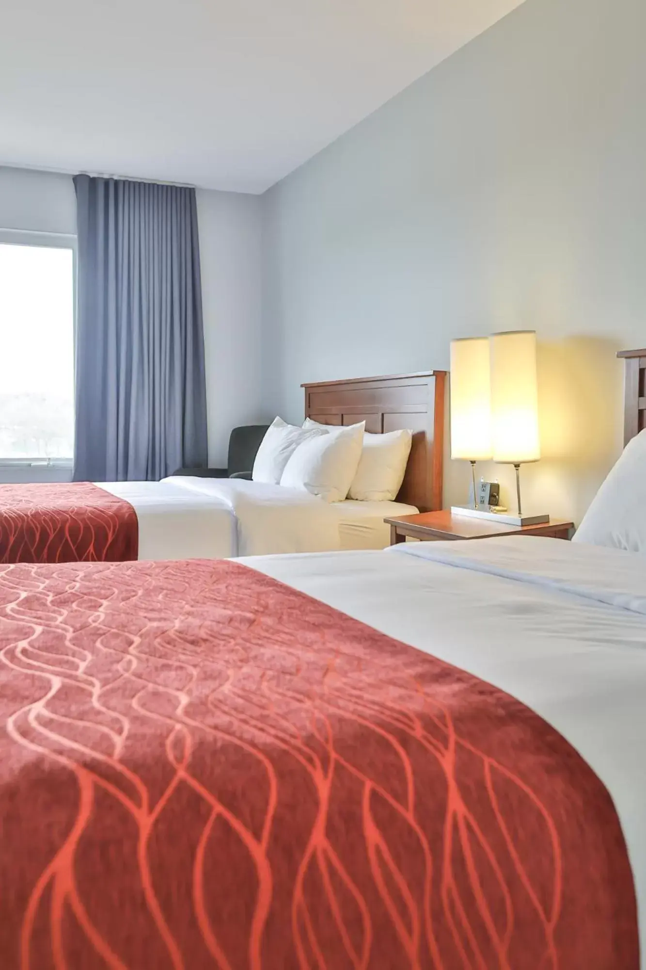 Bed in Comfort Inn & Suites Bed in Comfort Inn & Suites