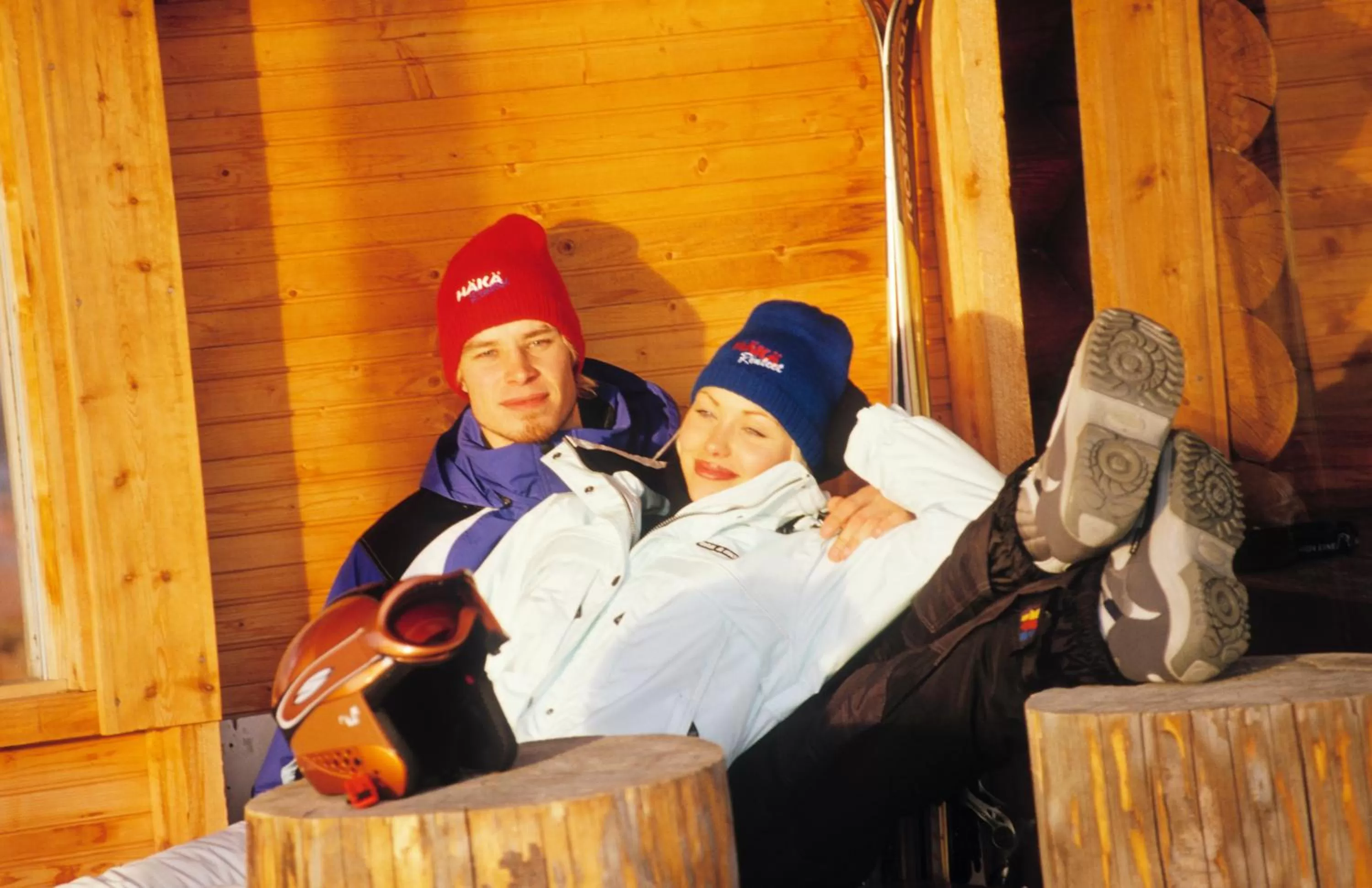 Skiing in Revontuli Resort Rooms