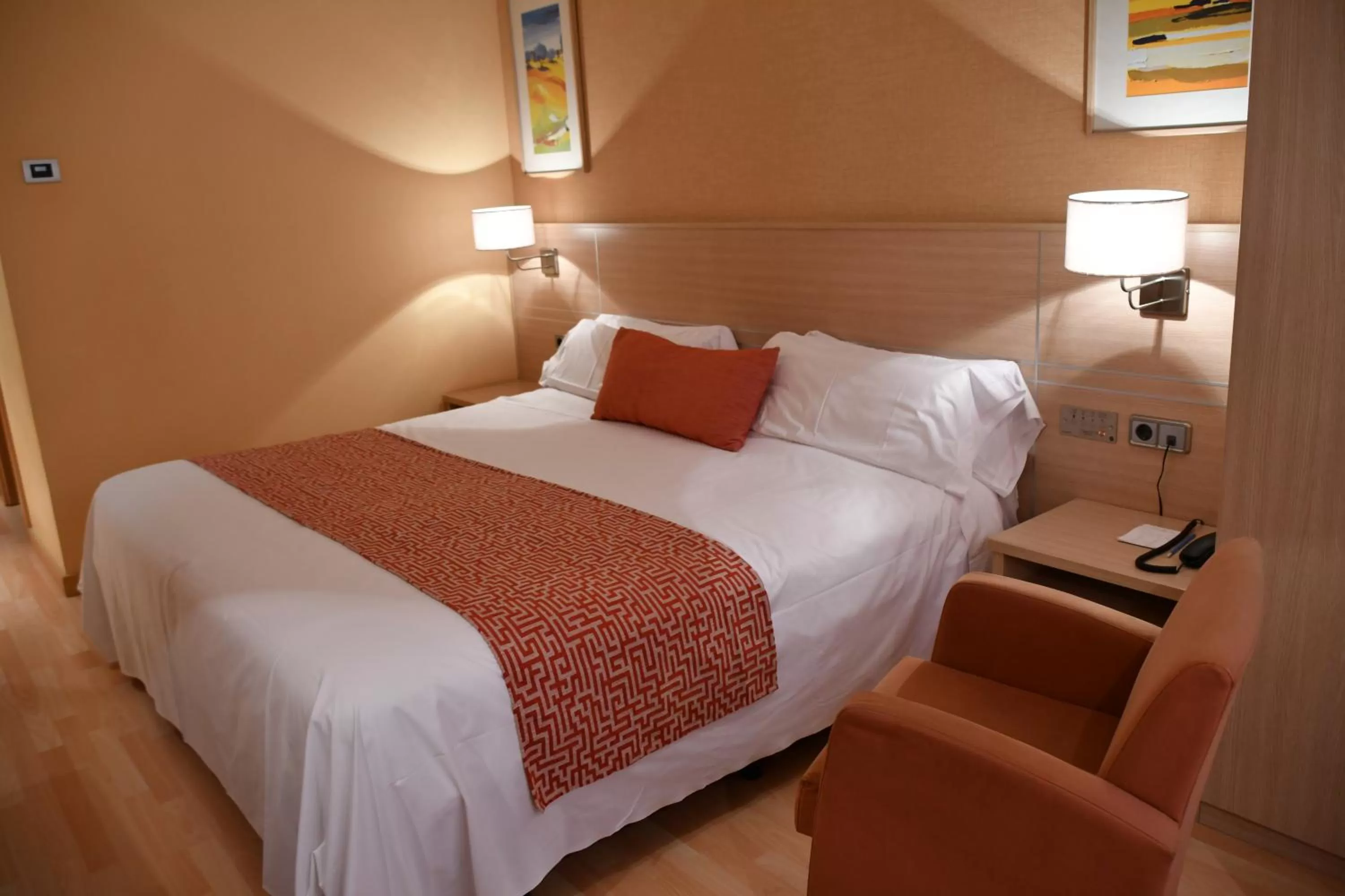 Bed in Hotel Class Valls