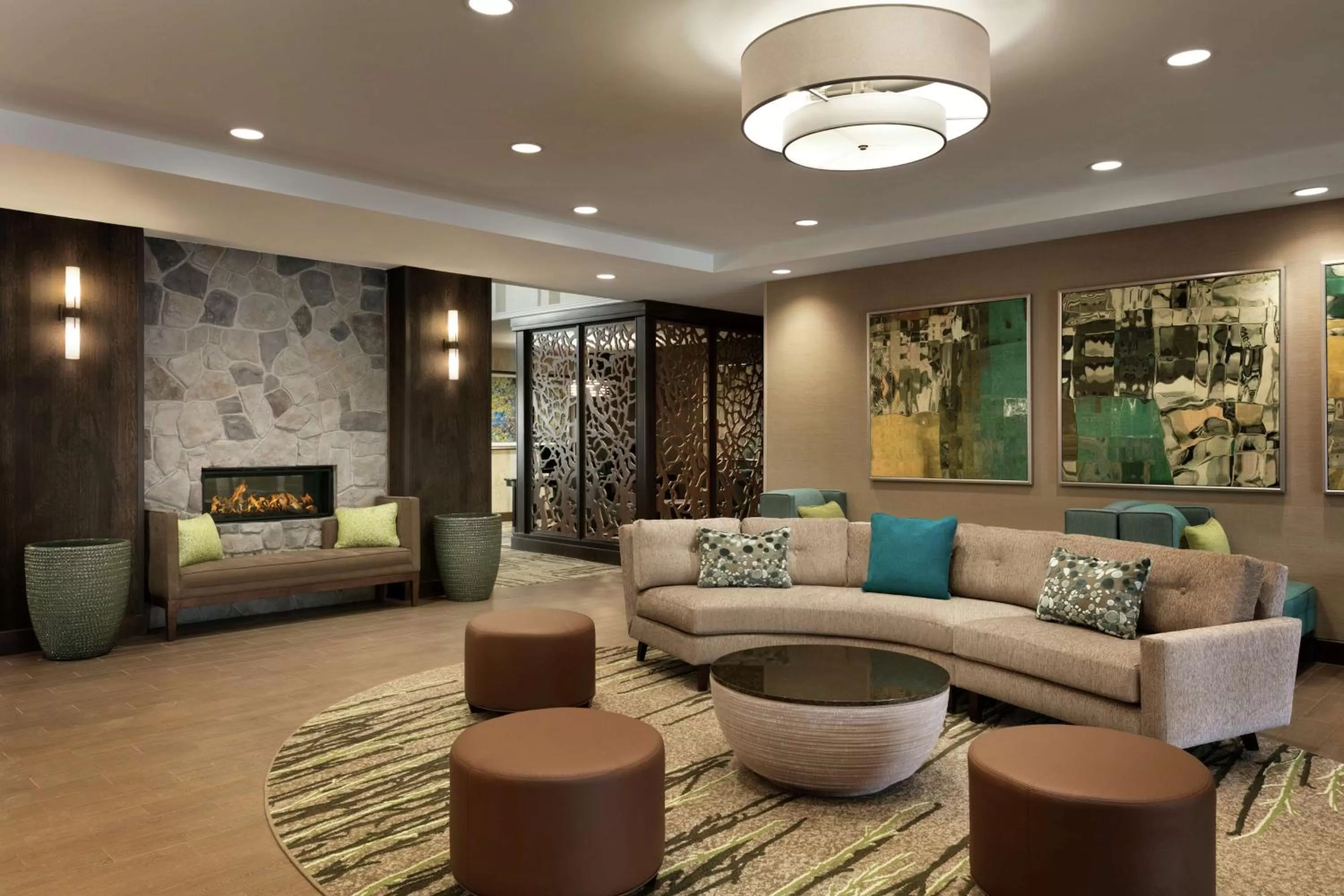 Lobby or reception in Homewood Suites By Hilton Hartford Manchester
