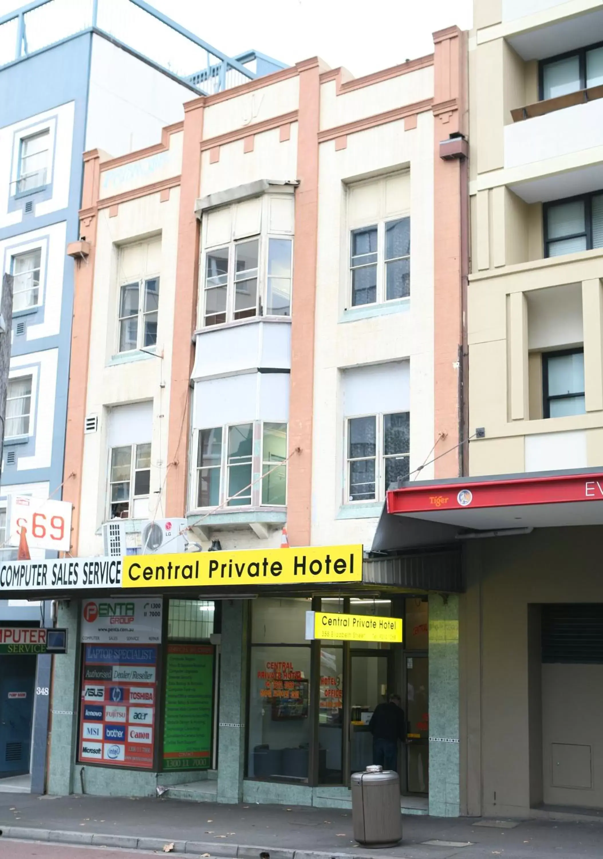 Facade/entrance, Property Building in Central Private Hotel