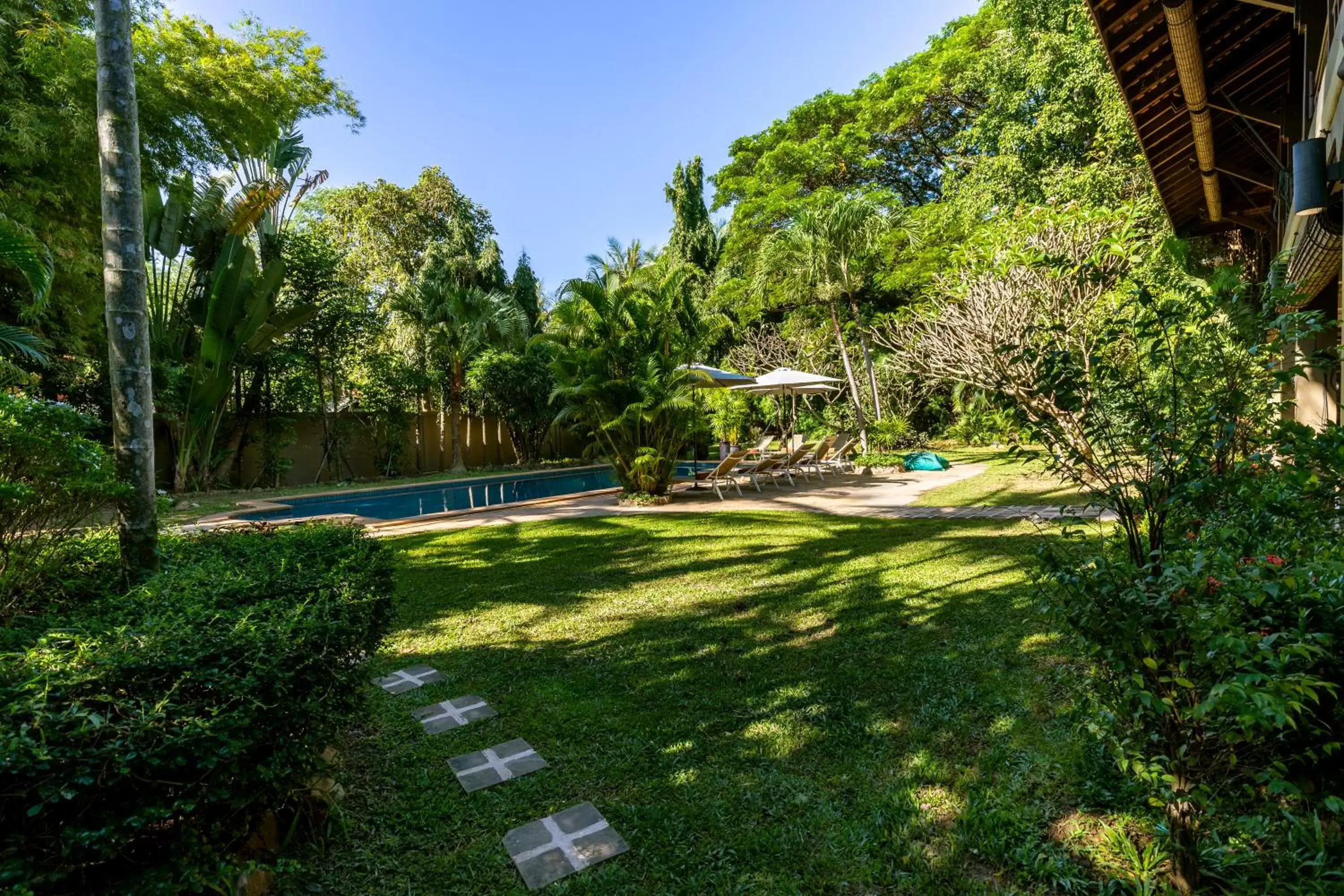 Garden in La Palmeraie D'angkor