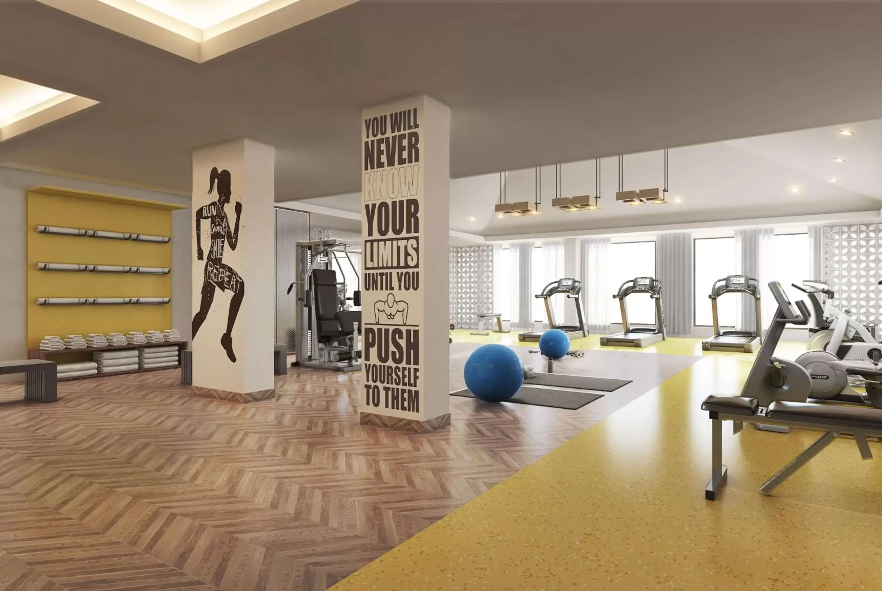 Fitness centre/facilities in Hawthorn Suites by Wyndham Dwarka Fitness centre/facilities in Hawthorn Suites by Wyndham Dwarka