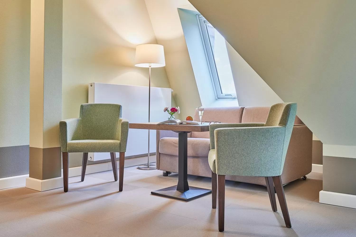 Living room in Philippus Inklusionshotel Leipzig