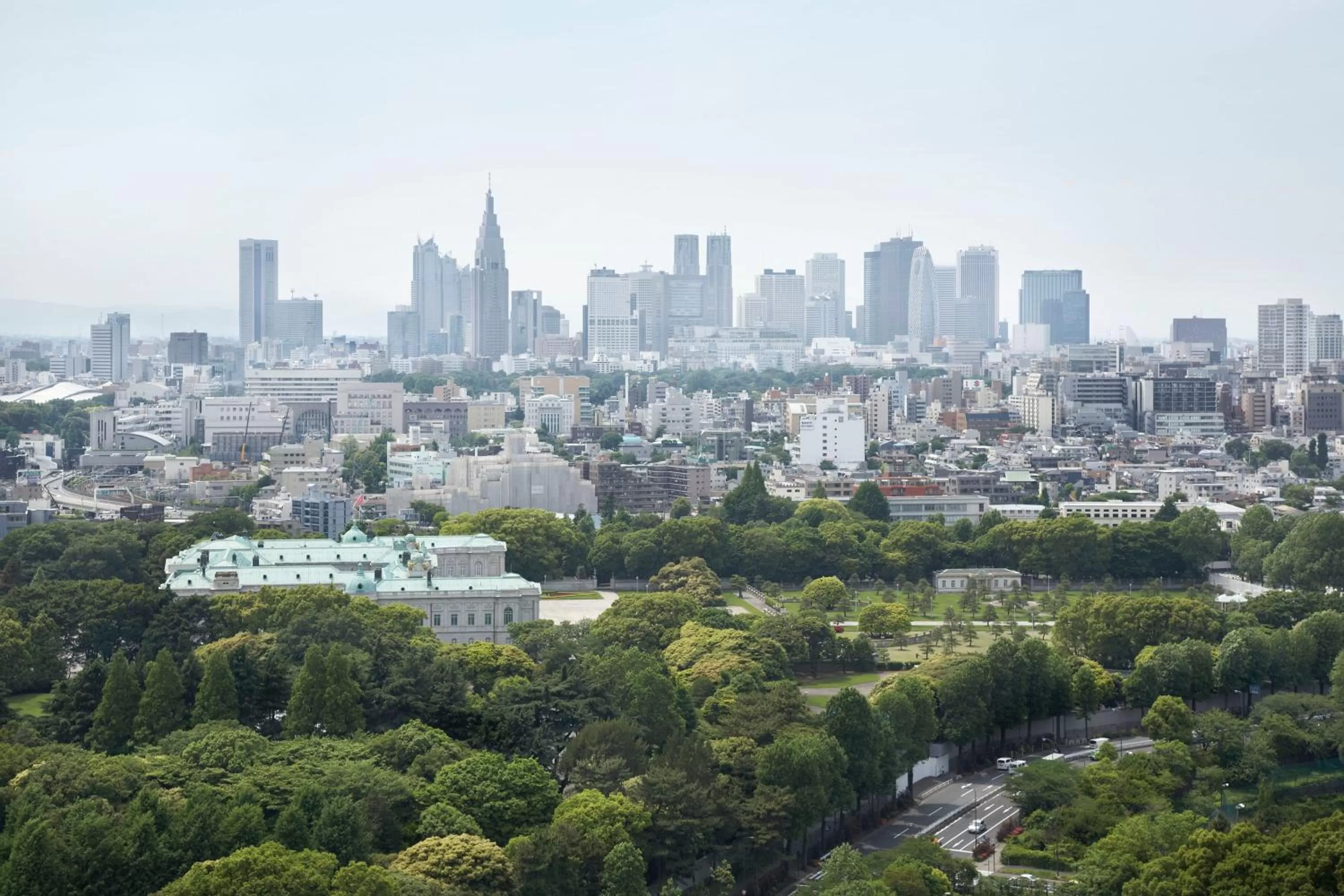 City view in Hotel New Otani Tokyo Garden Tower