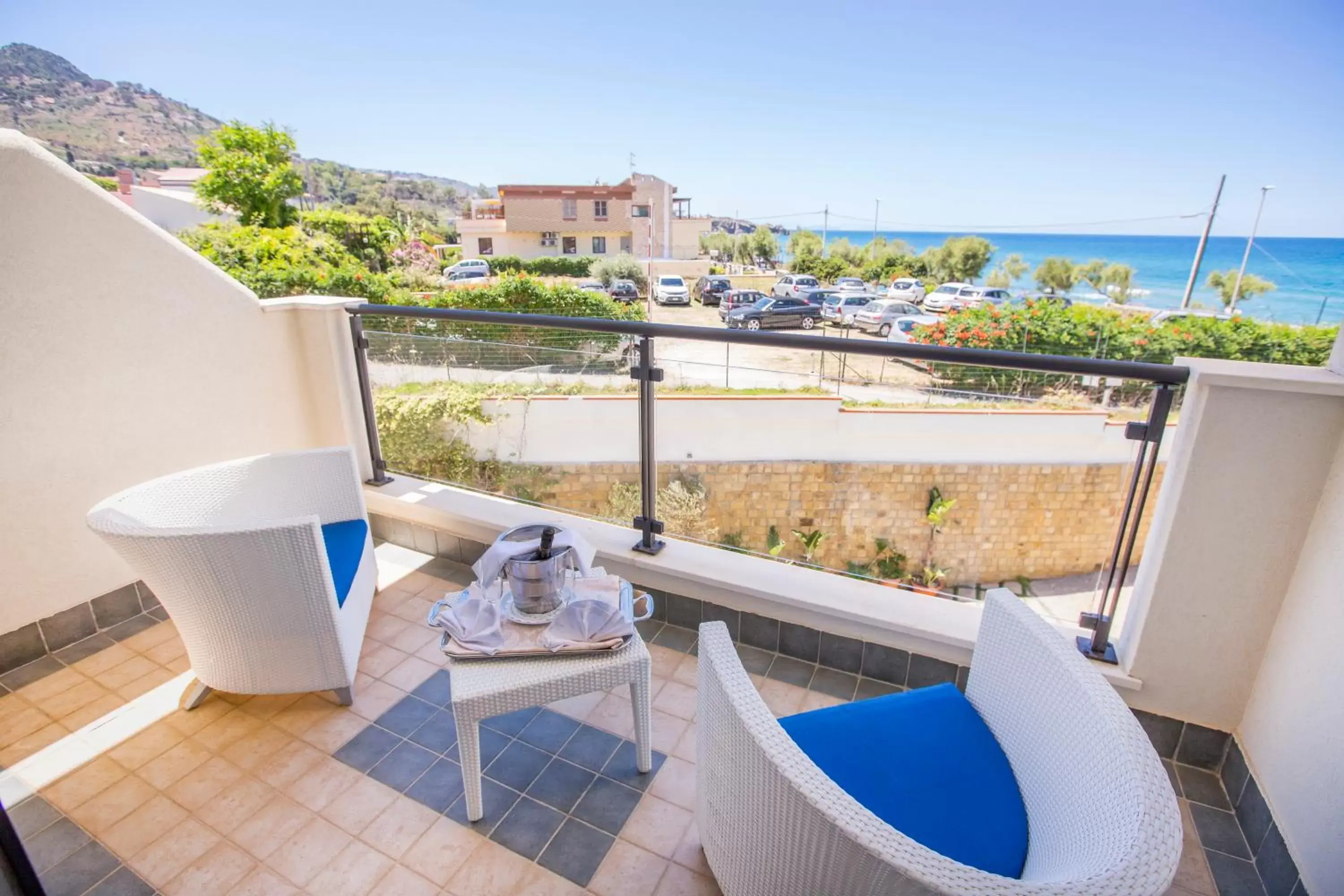 Balcony/Terrace in Cefalù Sea Palace