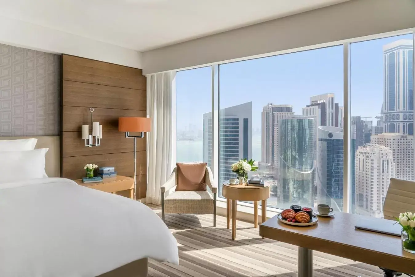 Bed in Pullman Doha West Bay