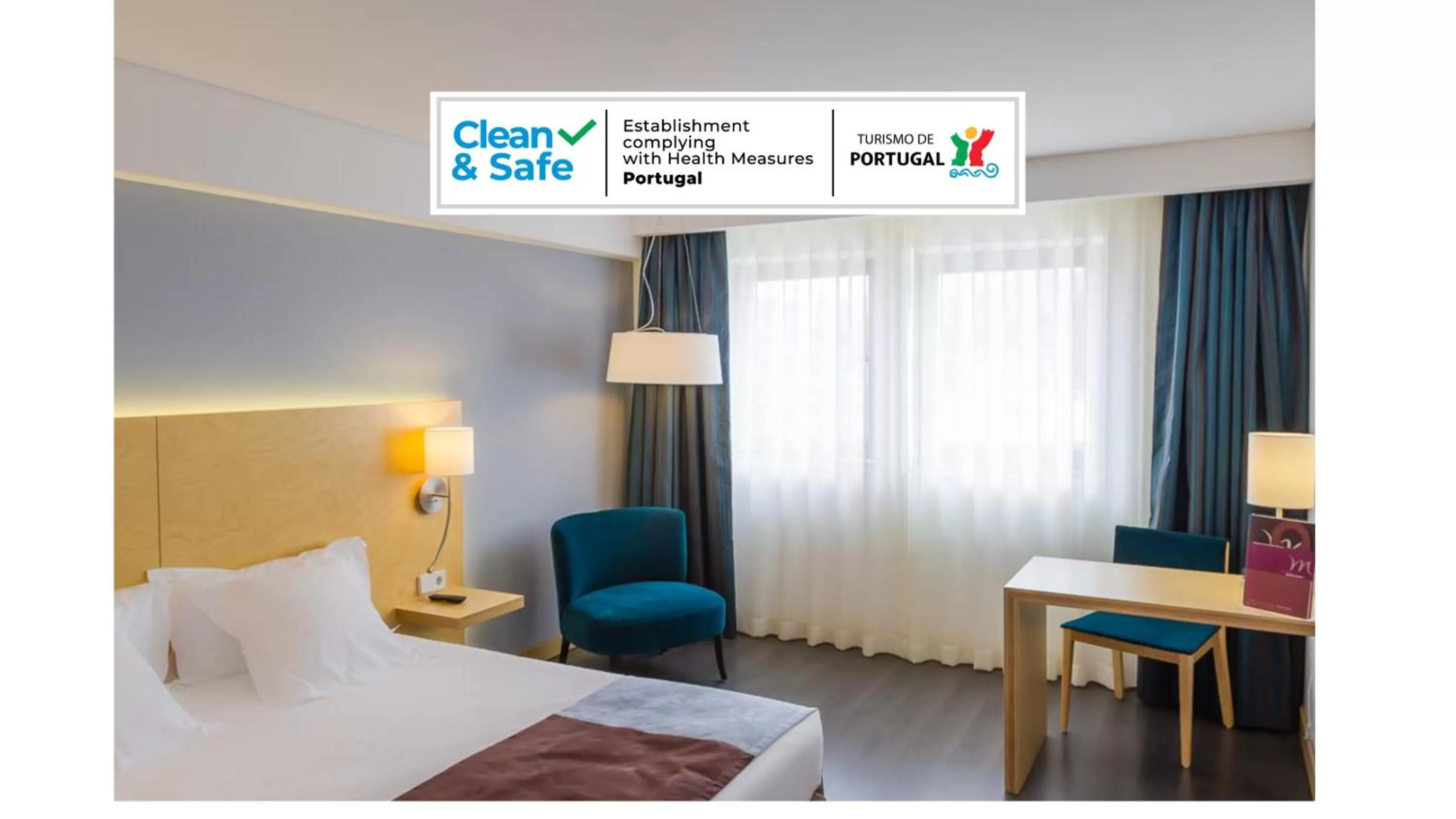 Bed in Hotel Mercure Braga Centro