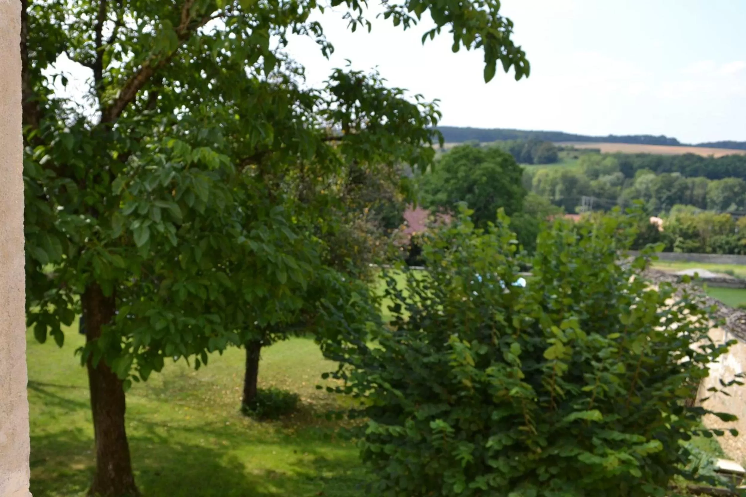 Garden view in Chambres d'Hôtes Le Moulin à Epices