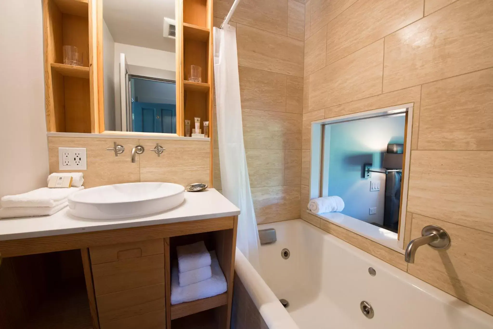 Bathroom in Olema House at Point Reyes