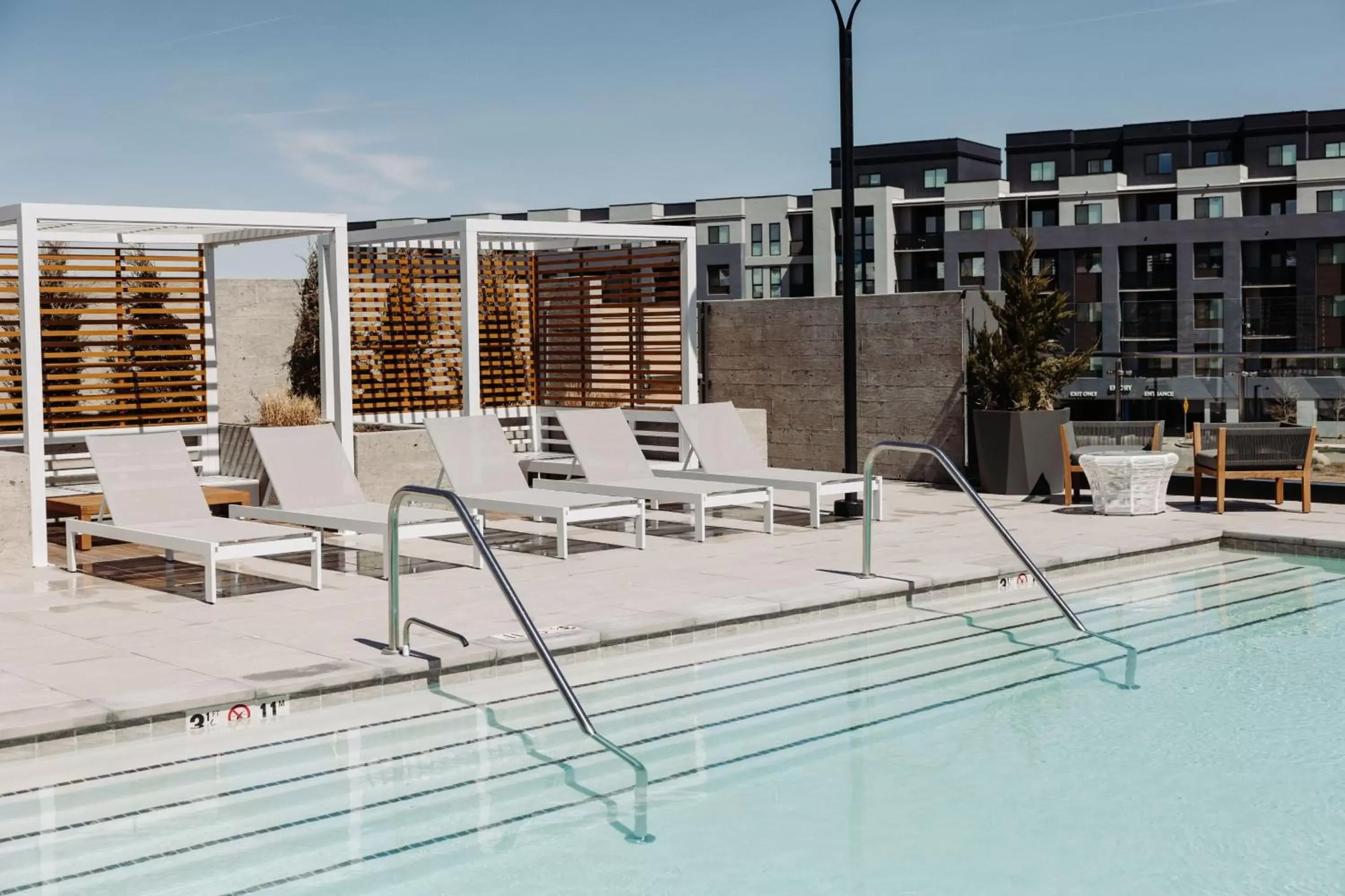 Swimming pool in Element Reno Experience District