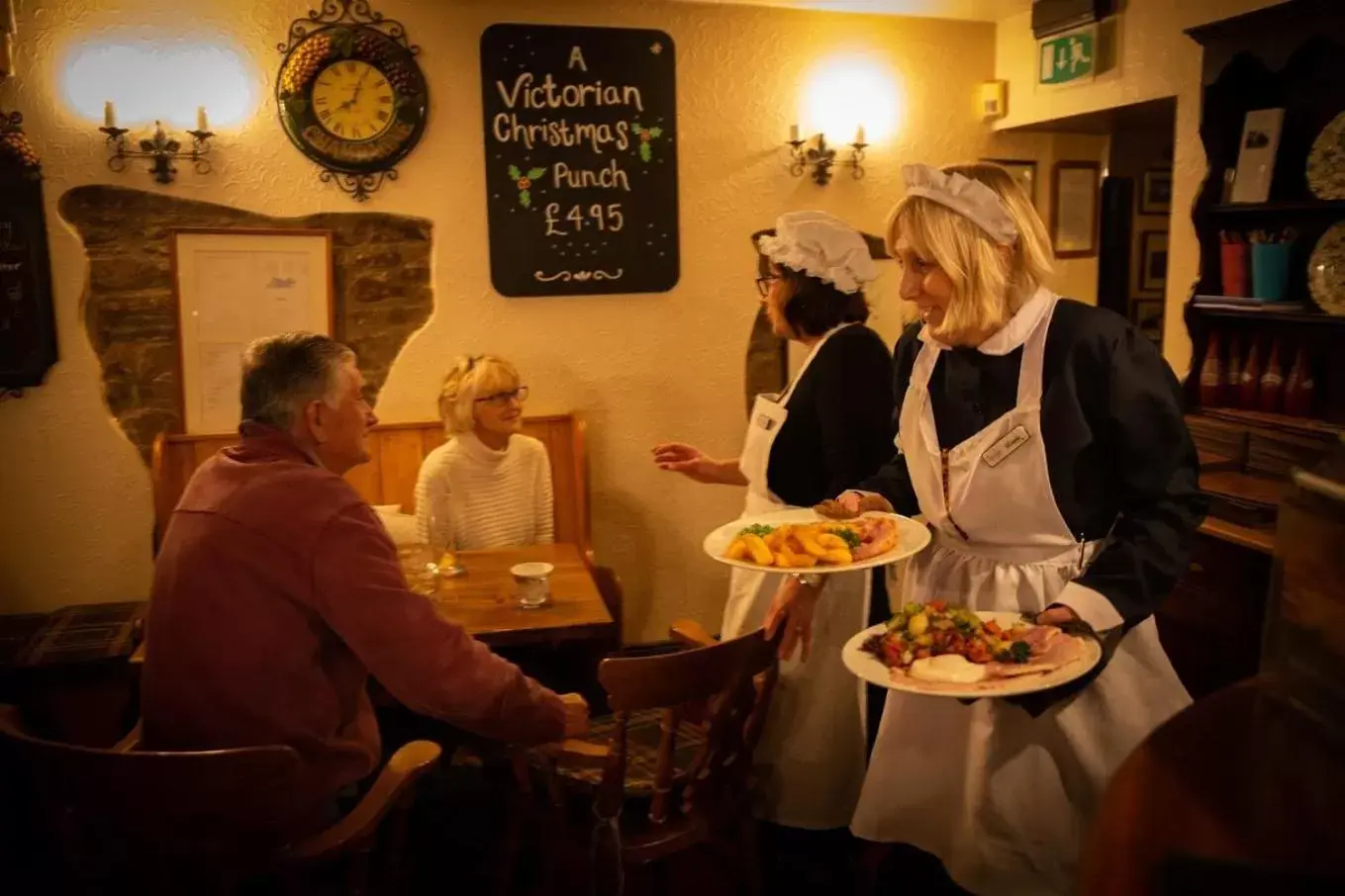 Staff in The Greyhound Inn and Hotel