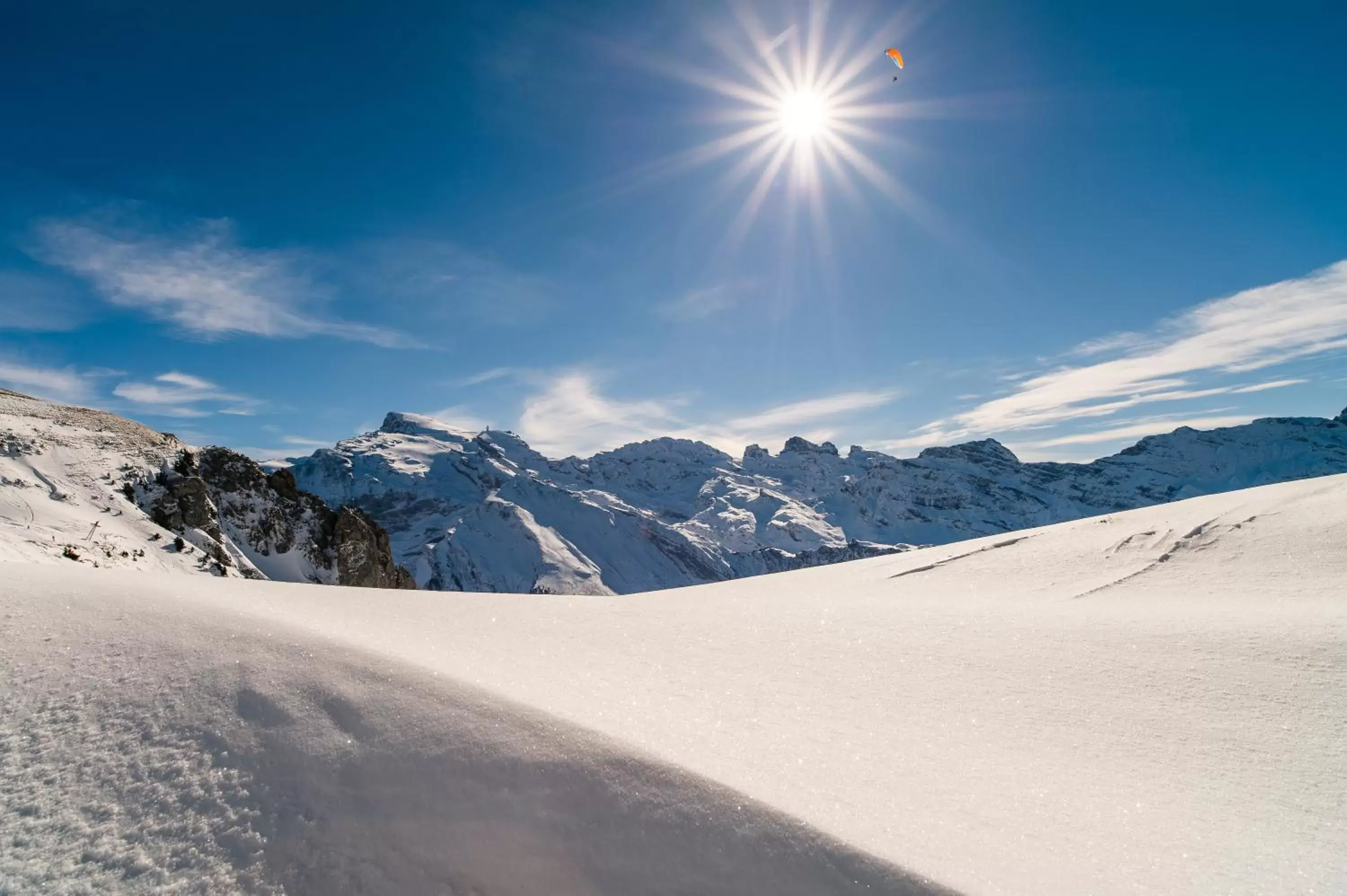 Natural landscape, Winter in H+ Hotel & SPA Engelberg